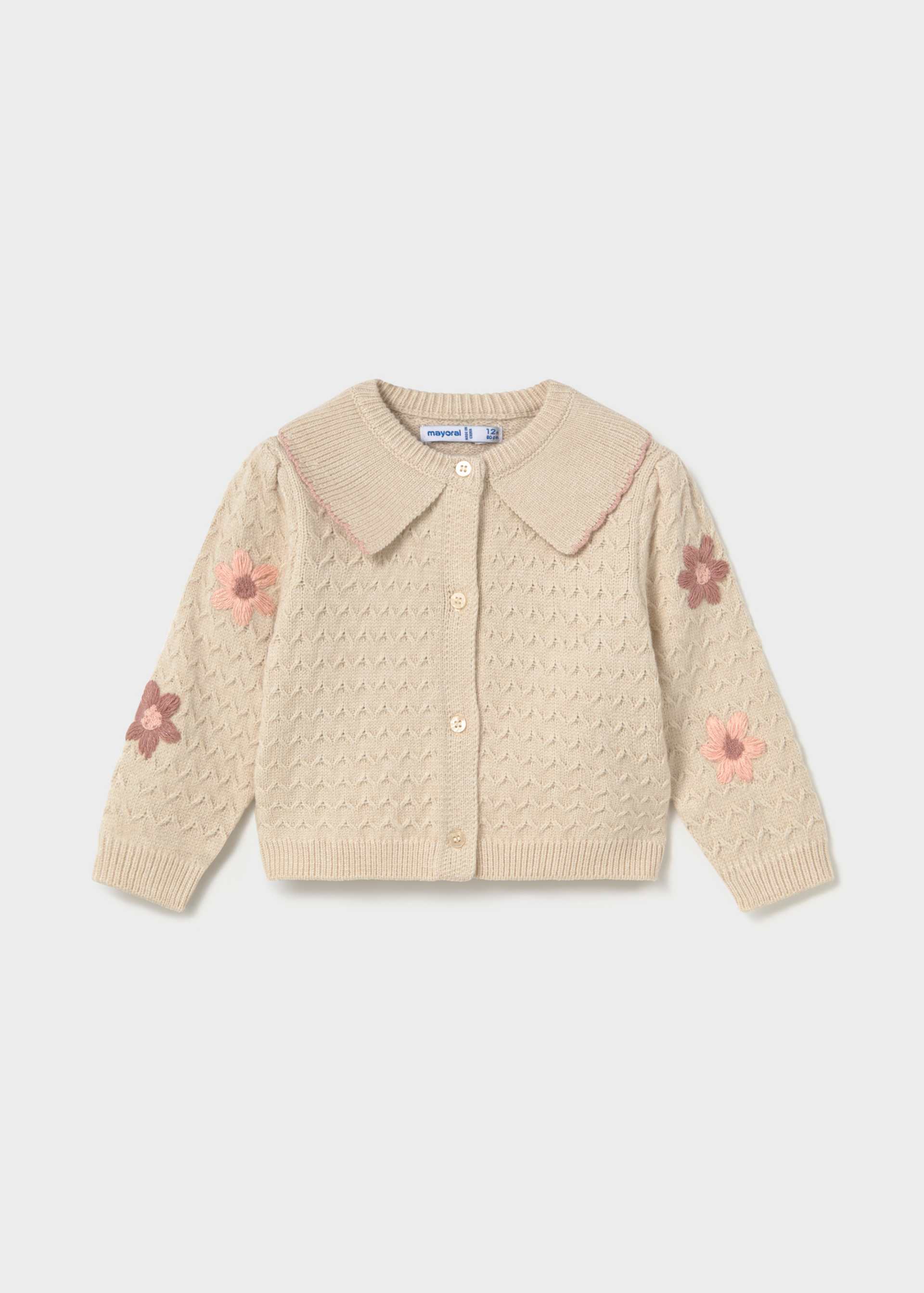 Strickjacke Blumen Baby