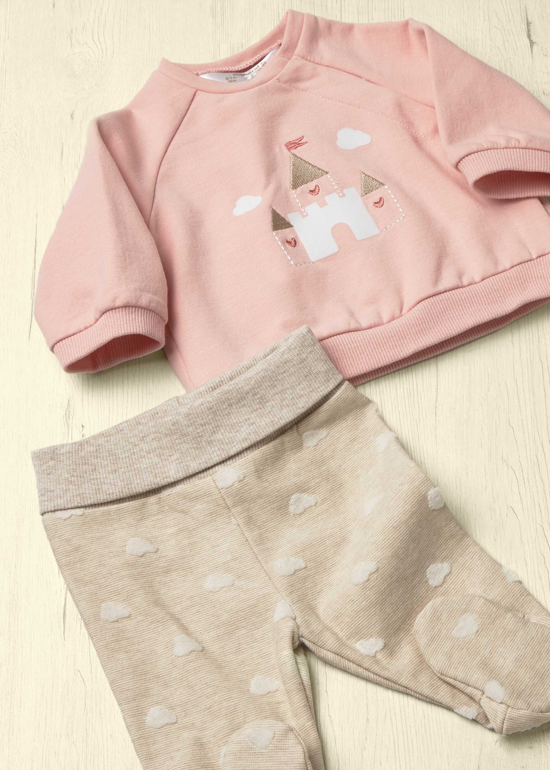 Newborn leg warmers and jumper set