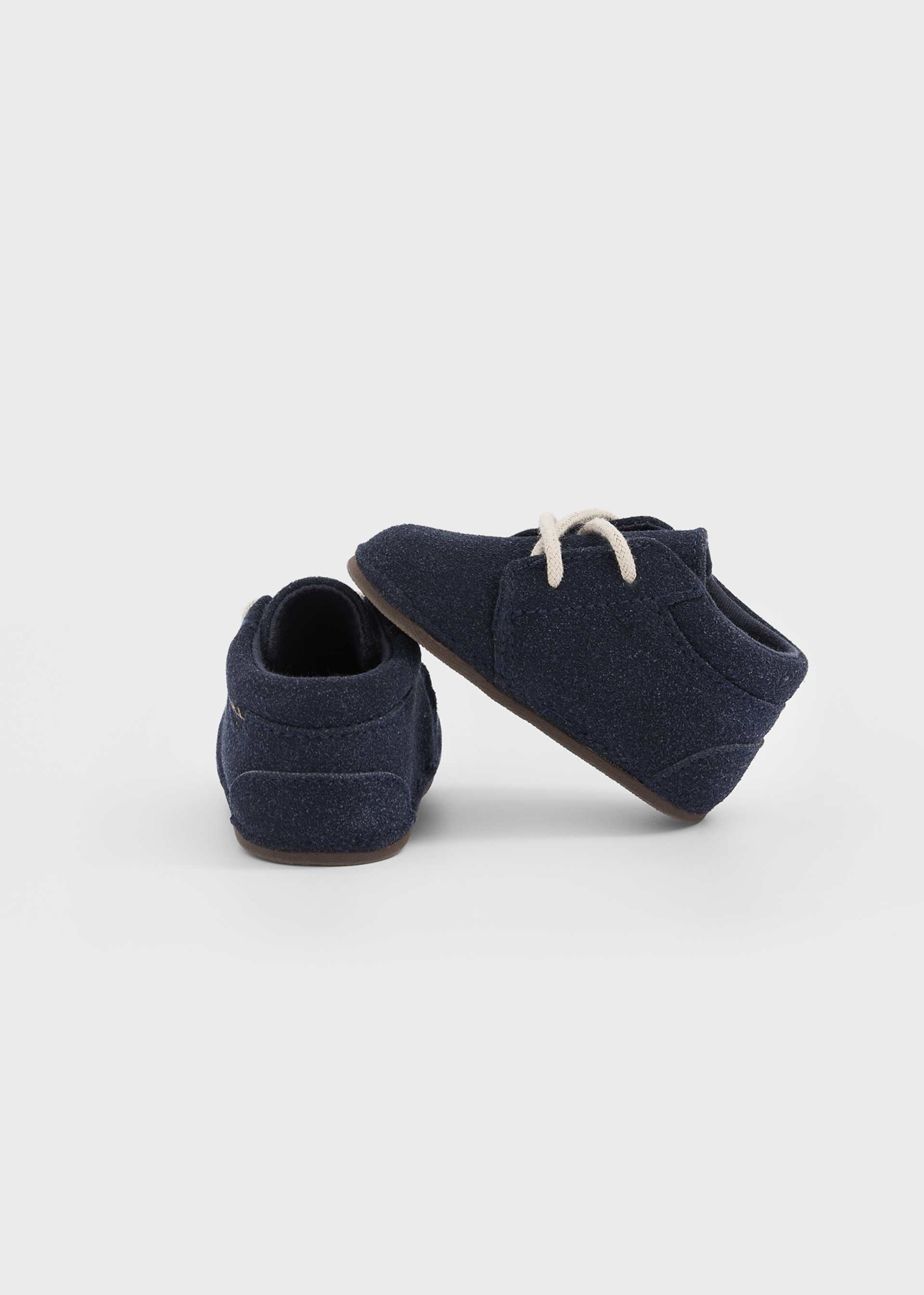Newborn Boy Suede-Effect Boots