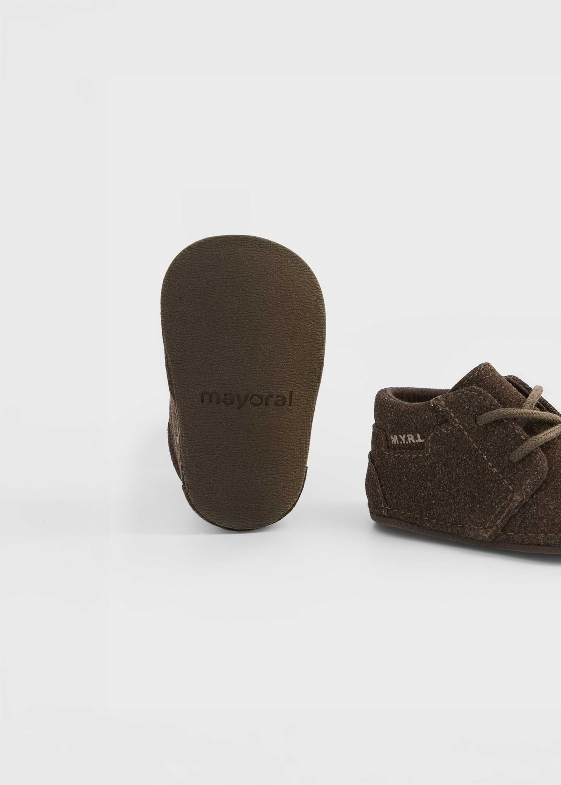 Stiefelchen Veloursleder Neugeborene Jungen