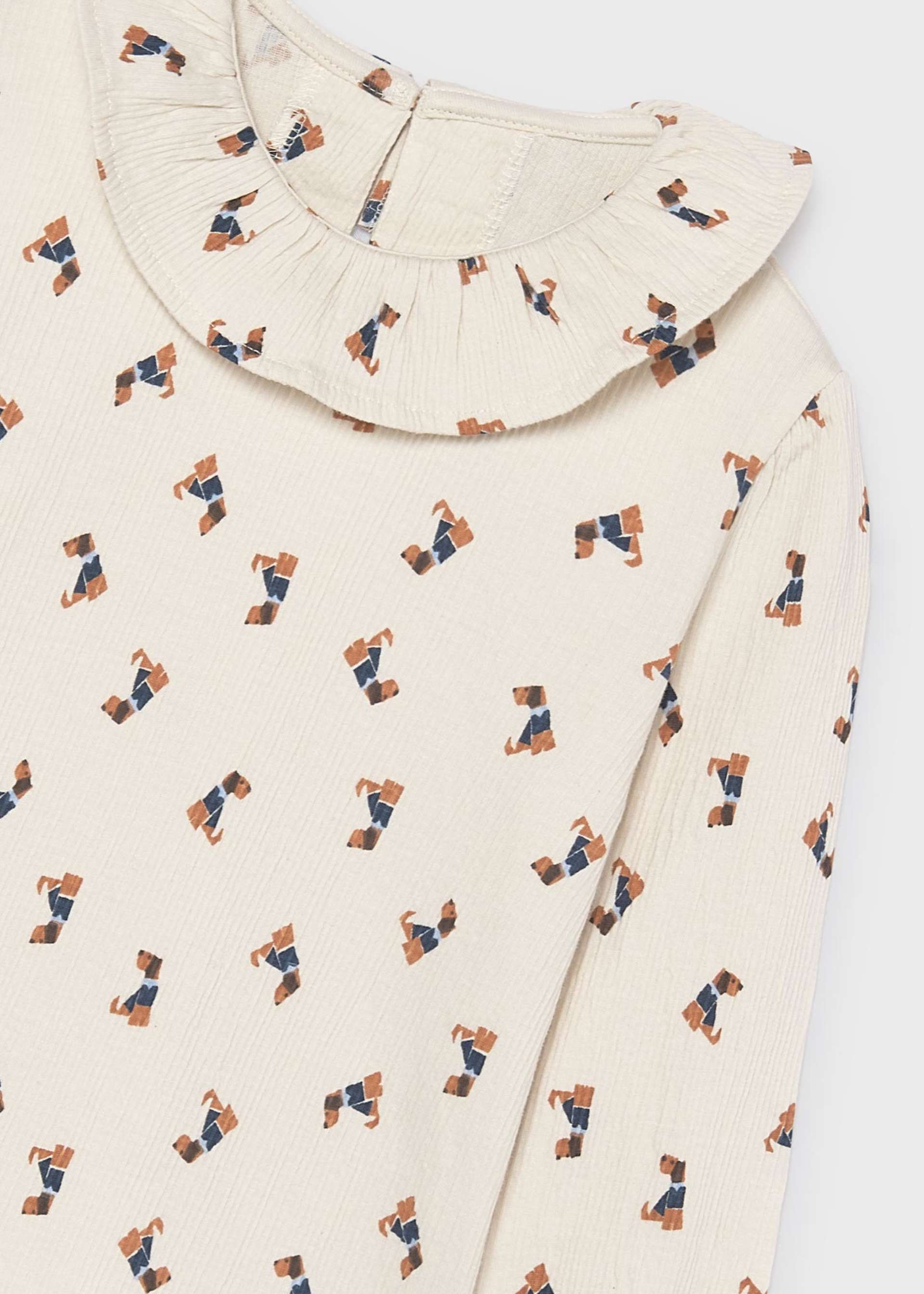Girls' bambula blouse