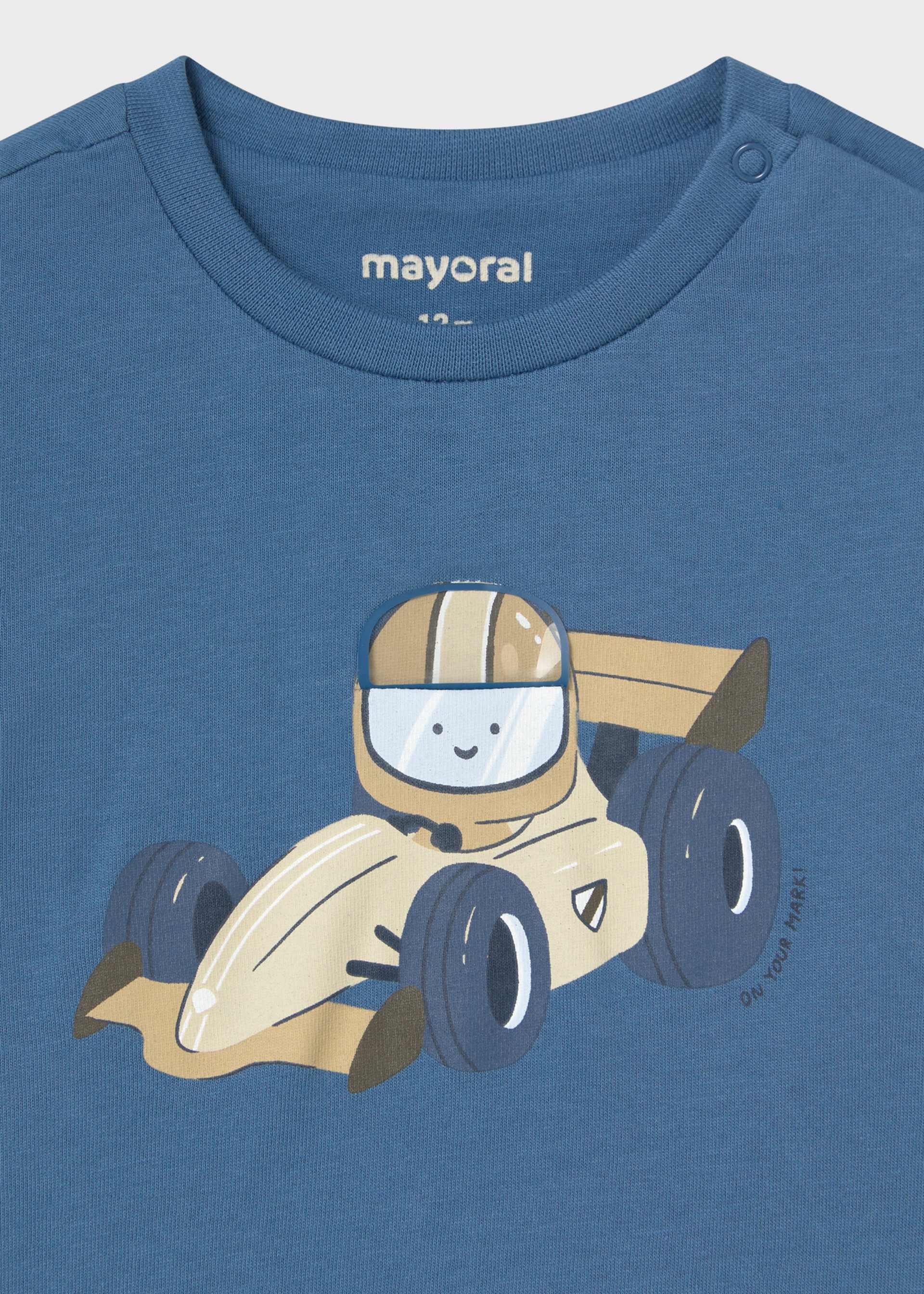 Playera coche bebé