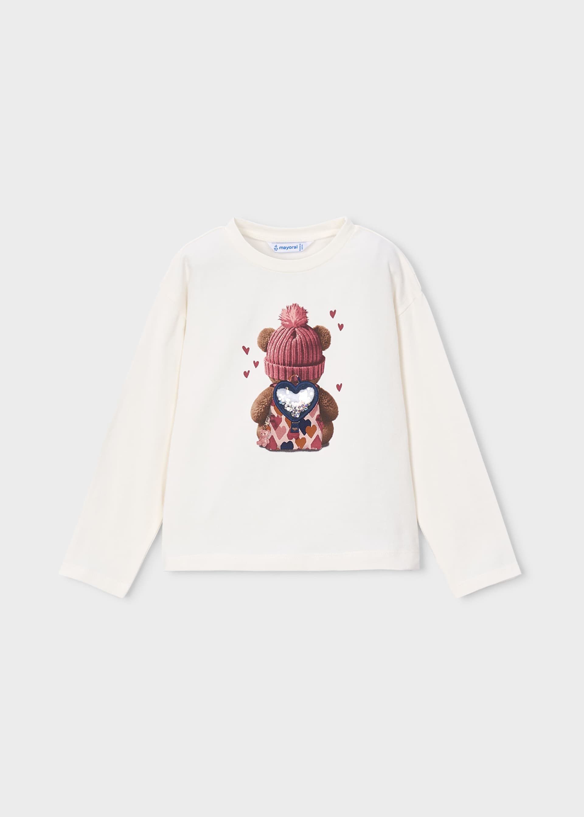 Playera oso niña
