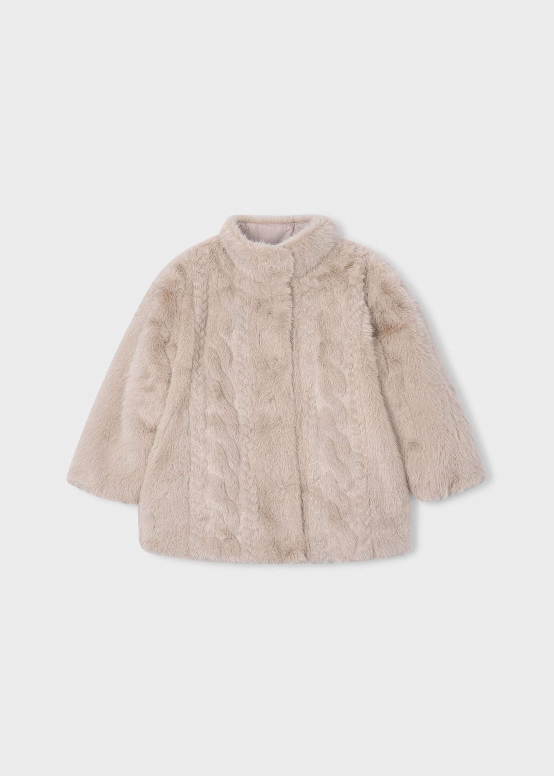 Girls' fur coat