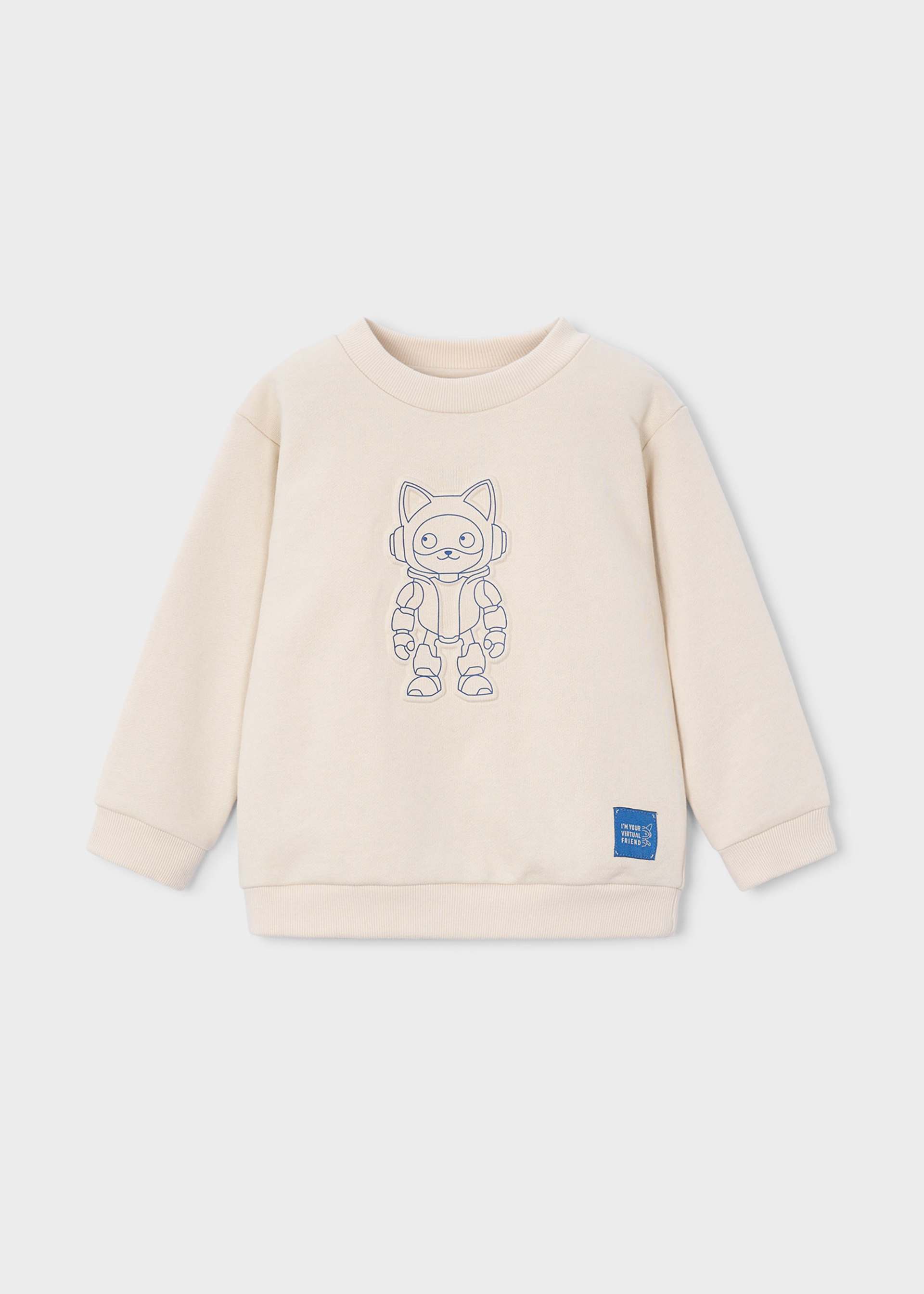 Sweatshirt embossed Jungen