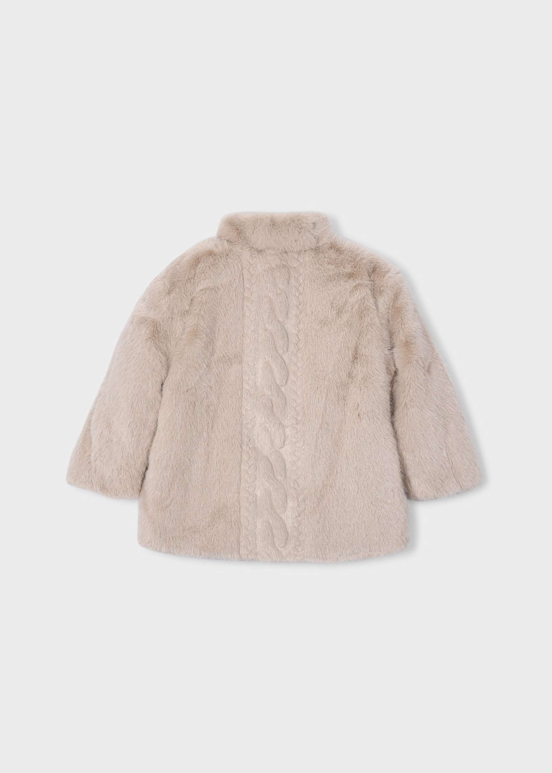 Girls' fur coat