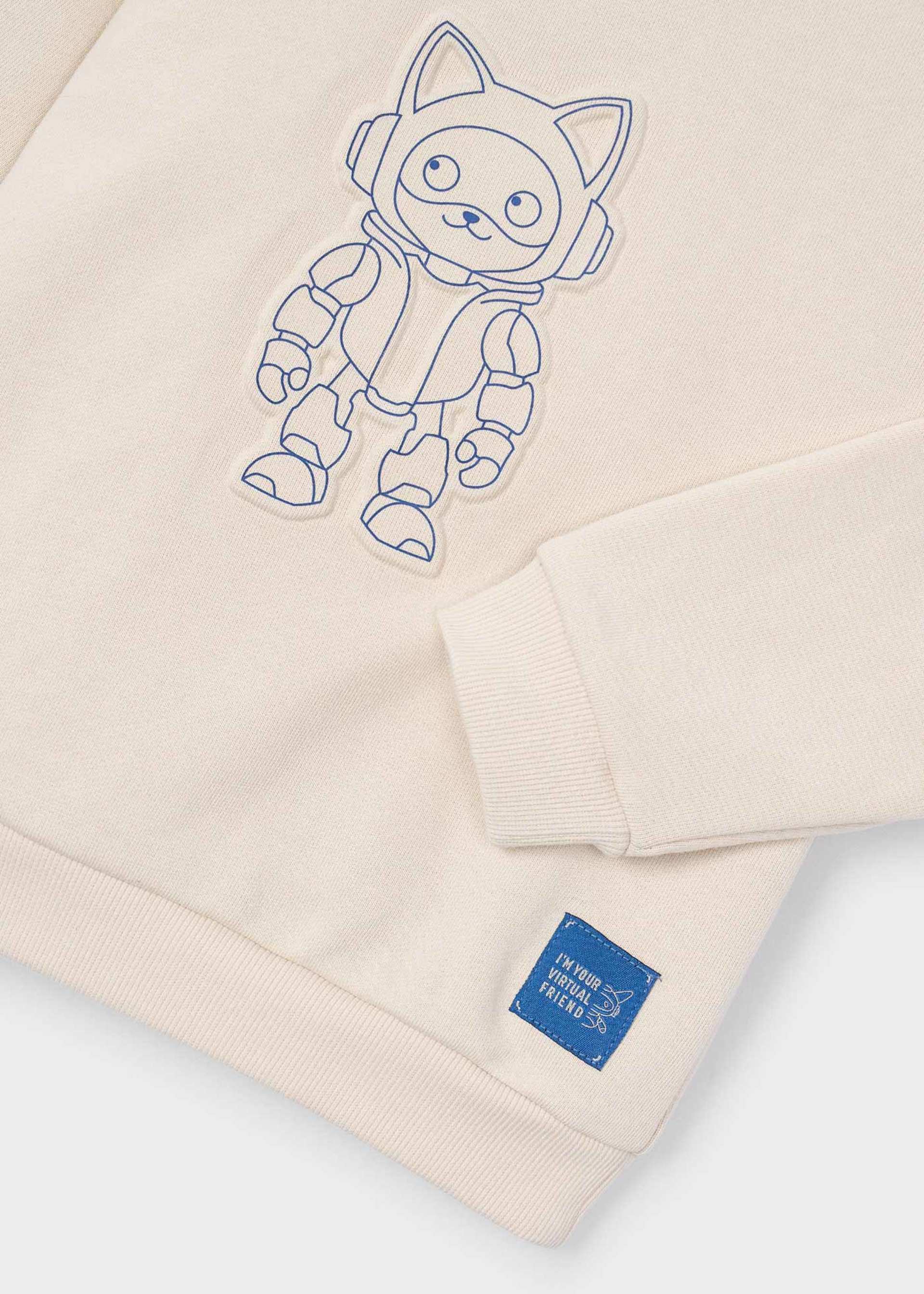 Boy Embossed Sweatshirt