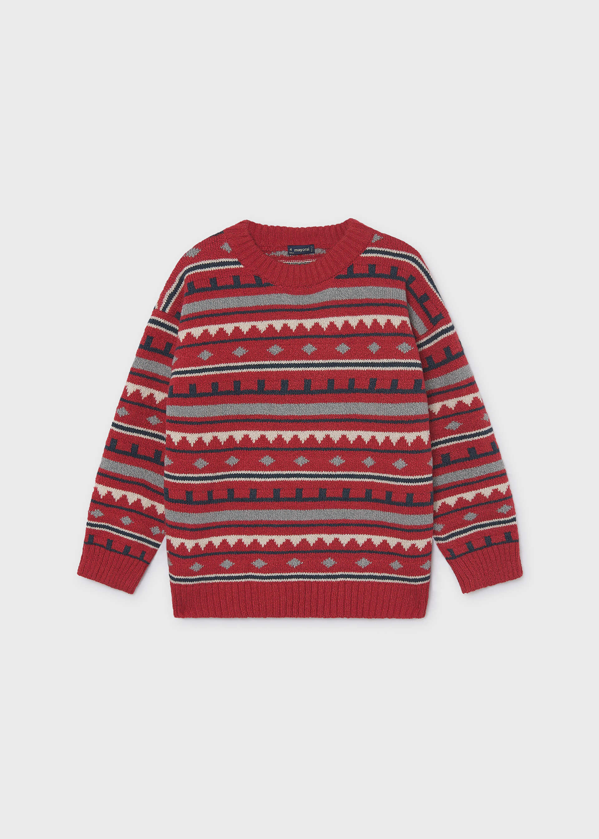Boys' jacquard jumper