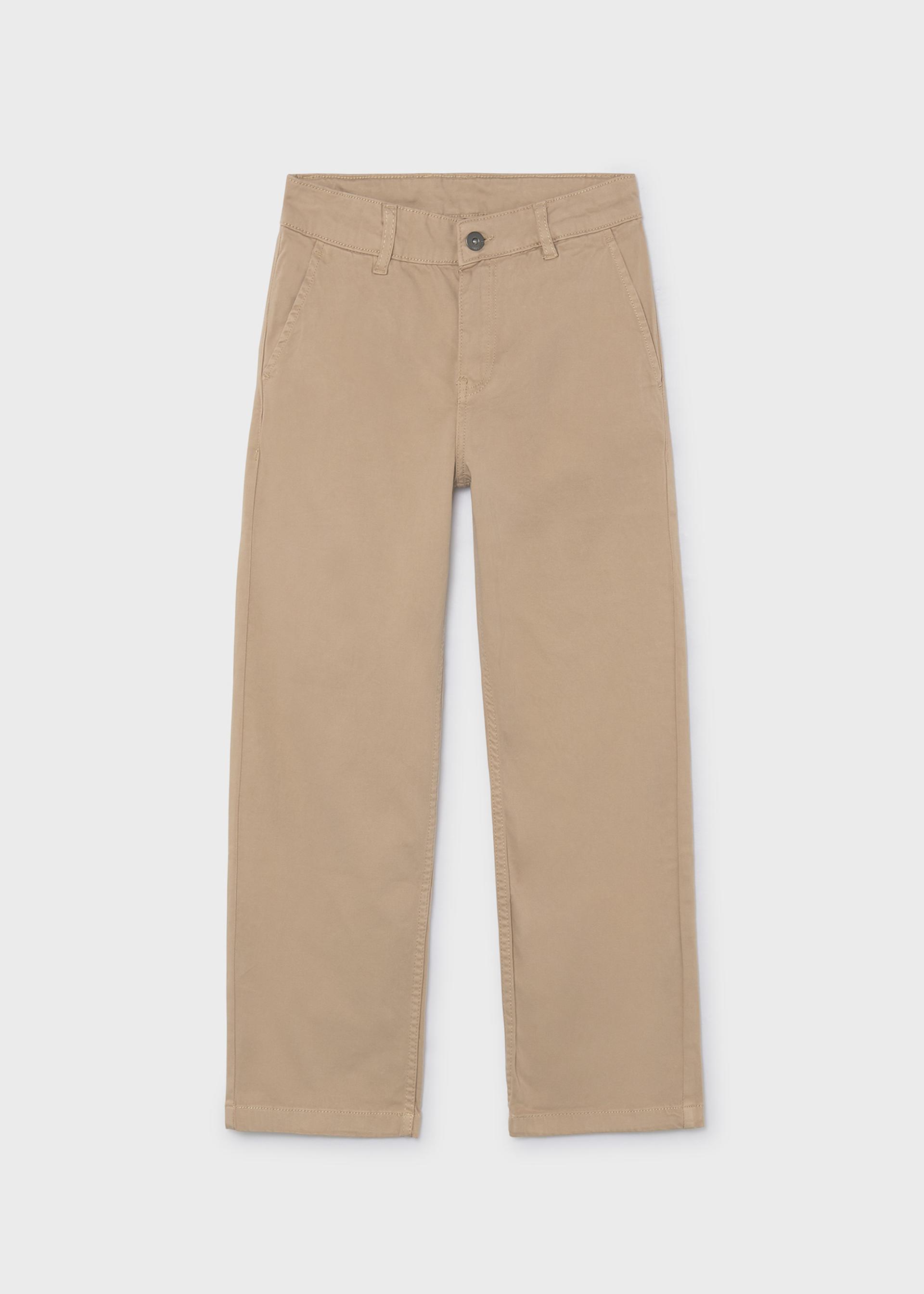 Spodnie chino wide leg dla chłopca
