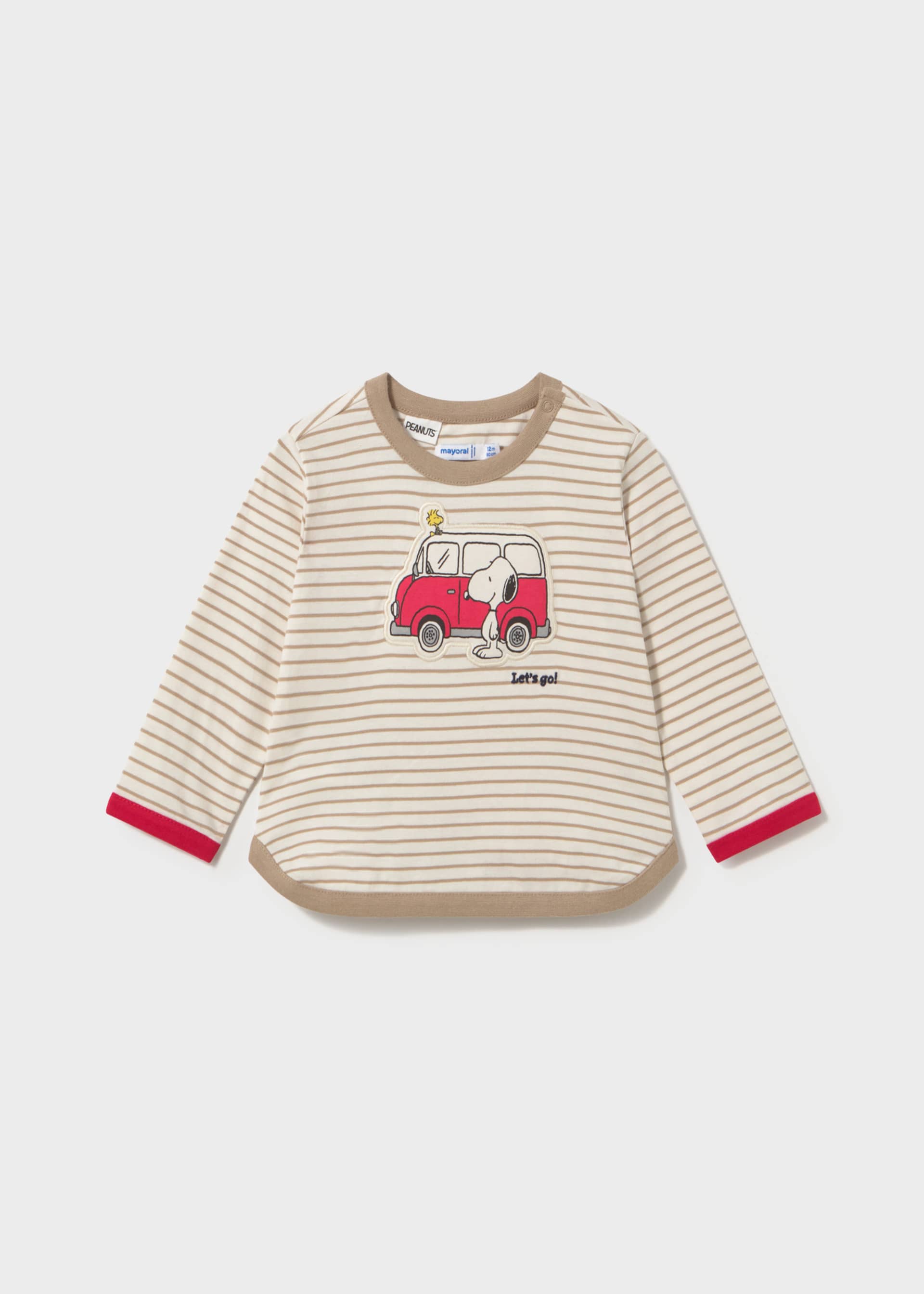 T-shirt rayé bébé Snoopy Peanuts ®