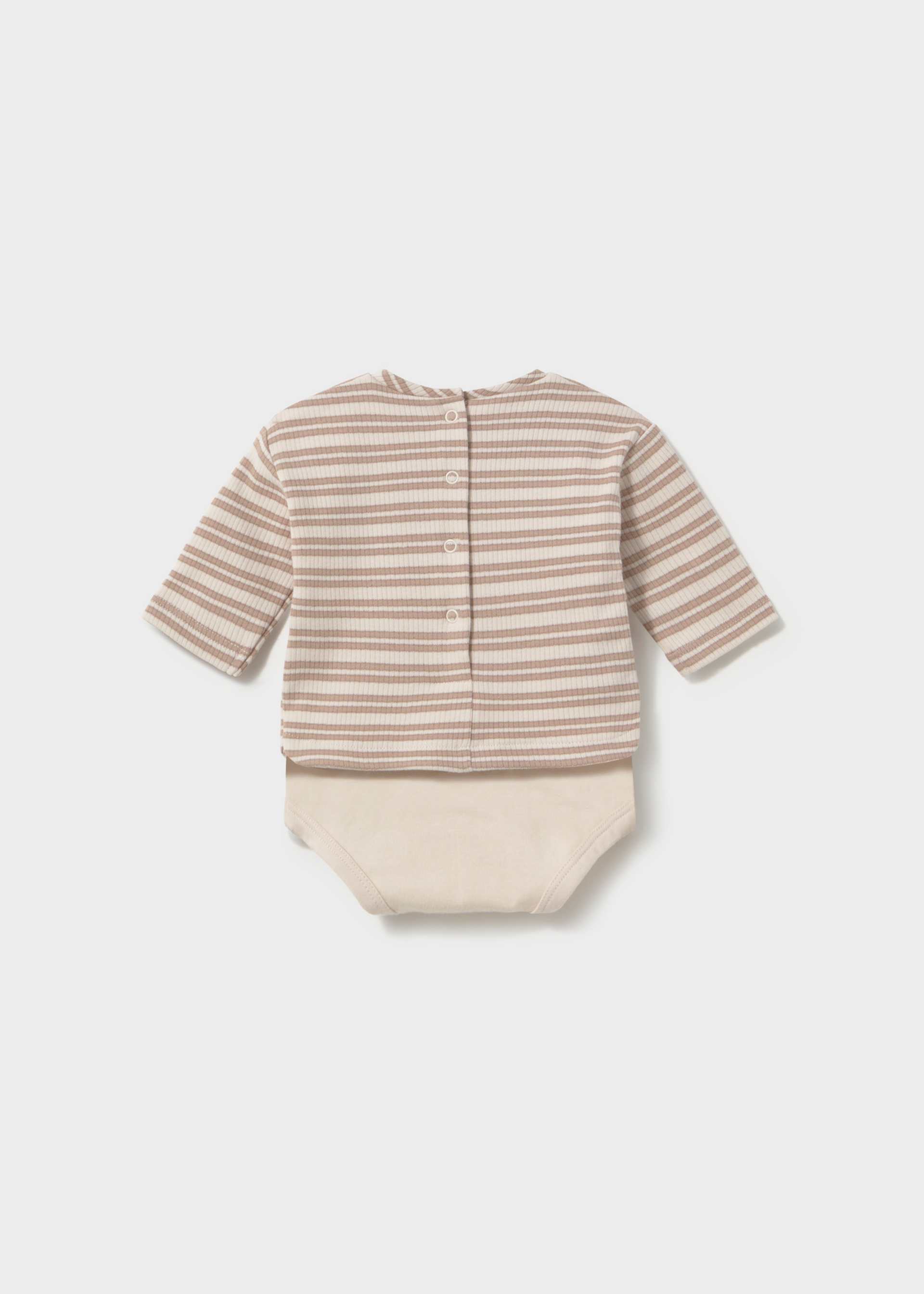 Newborn Boy Striped Bodysuit