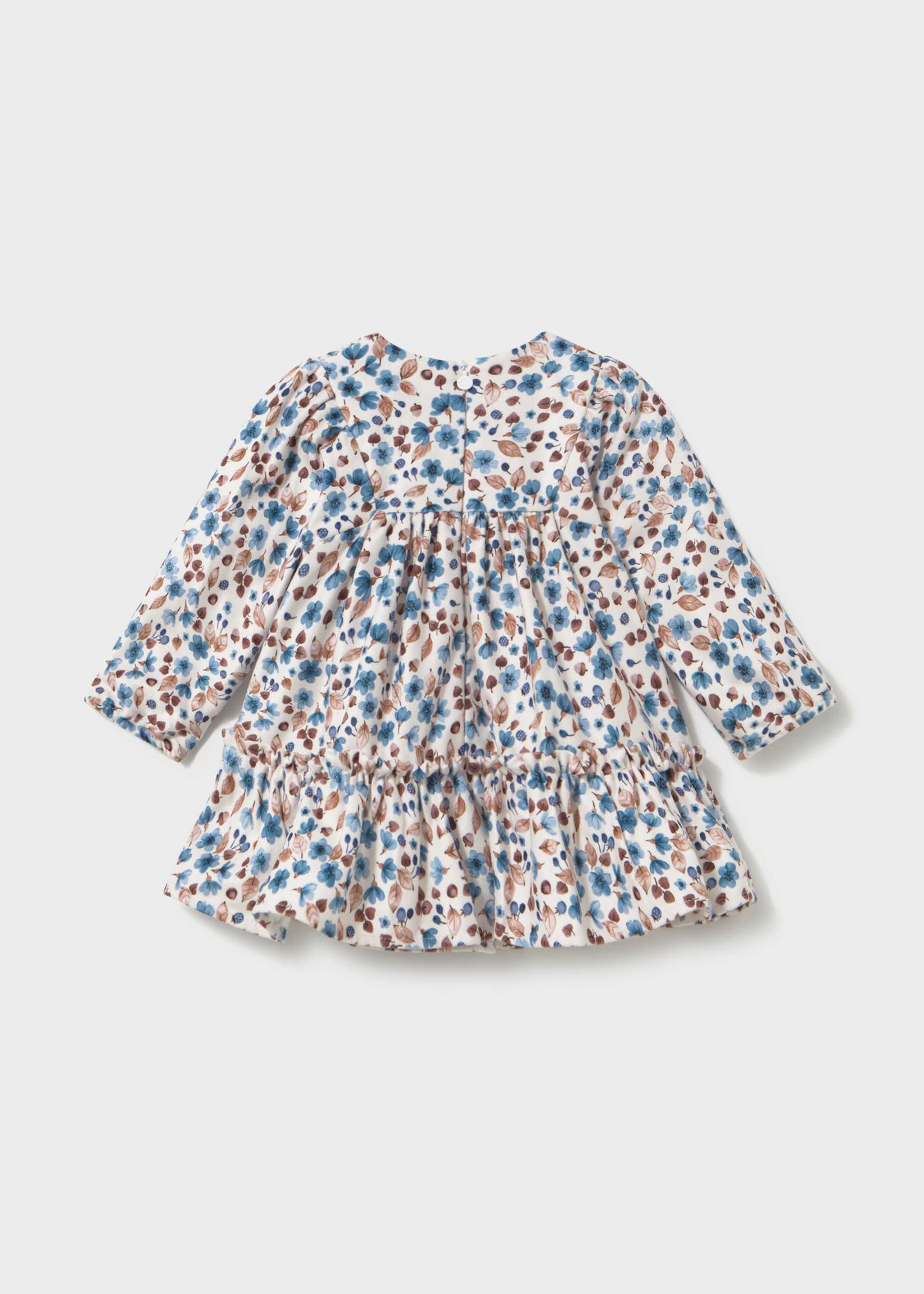 Baby's printed velvet dress