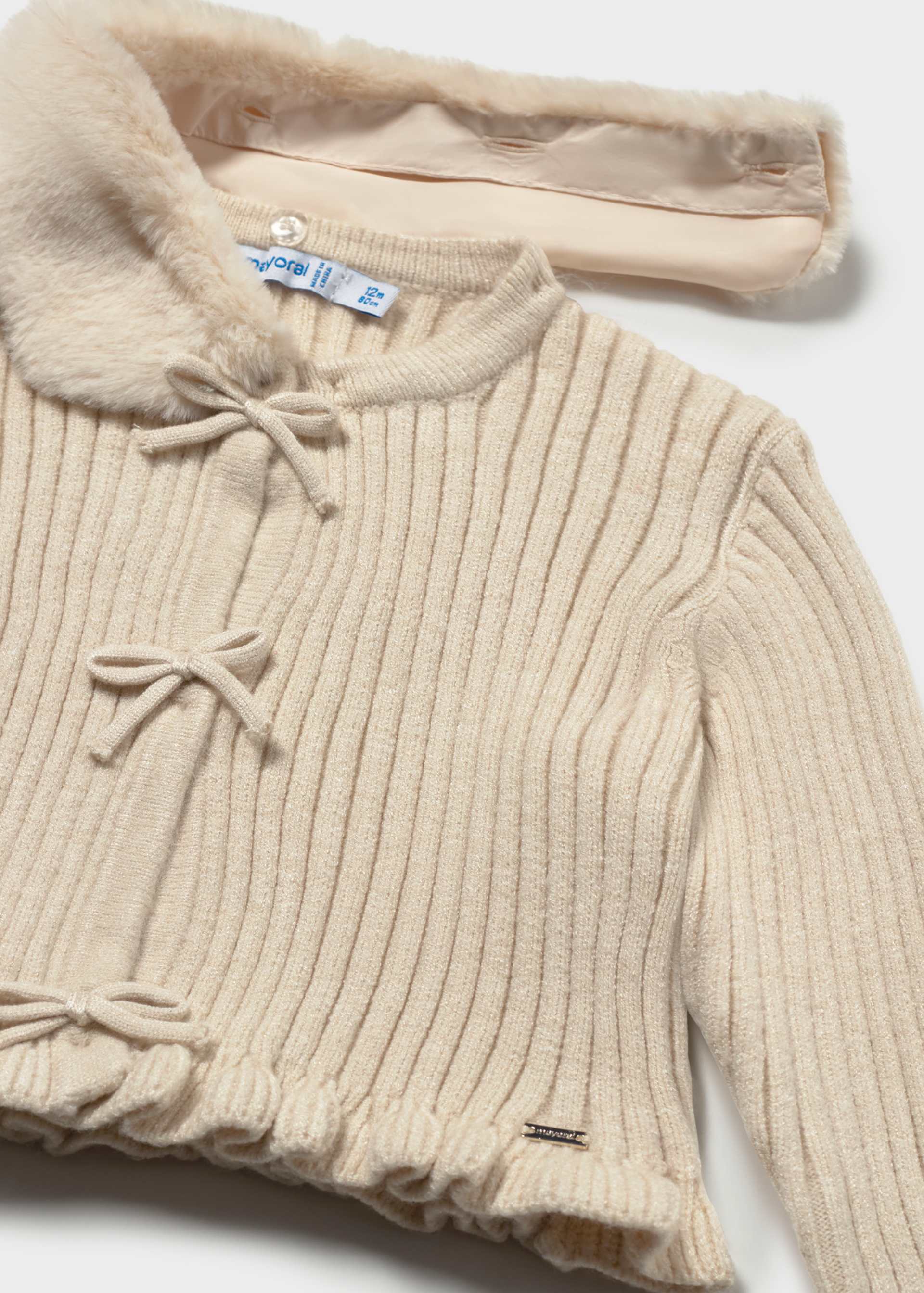 Cardigan cu blanita bebe