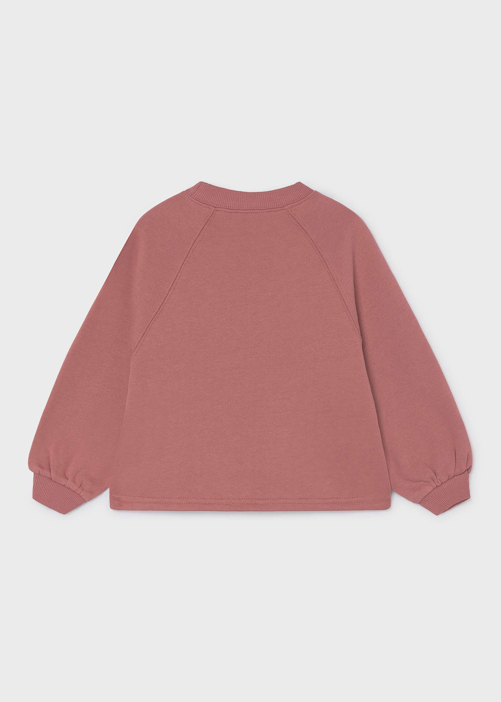 Girl aplique flower jumper