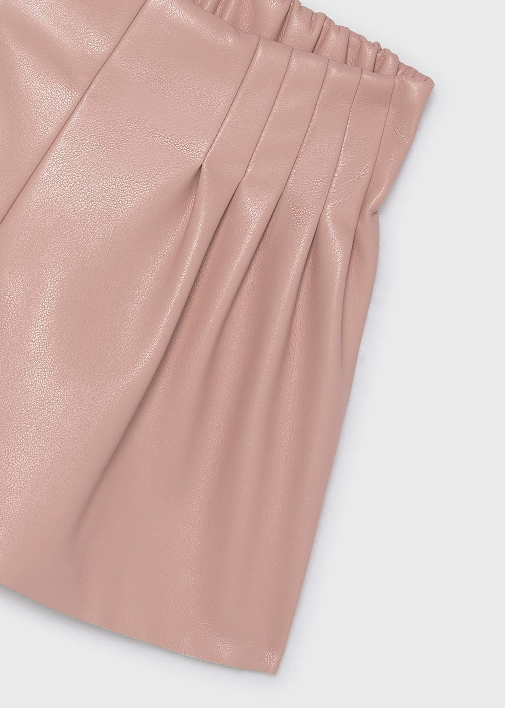 Girl Faux Leather Shorts