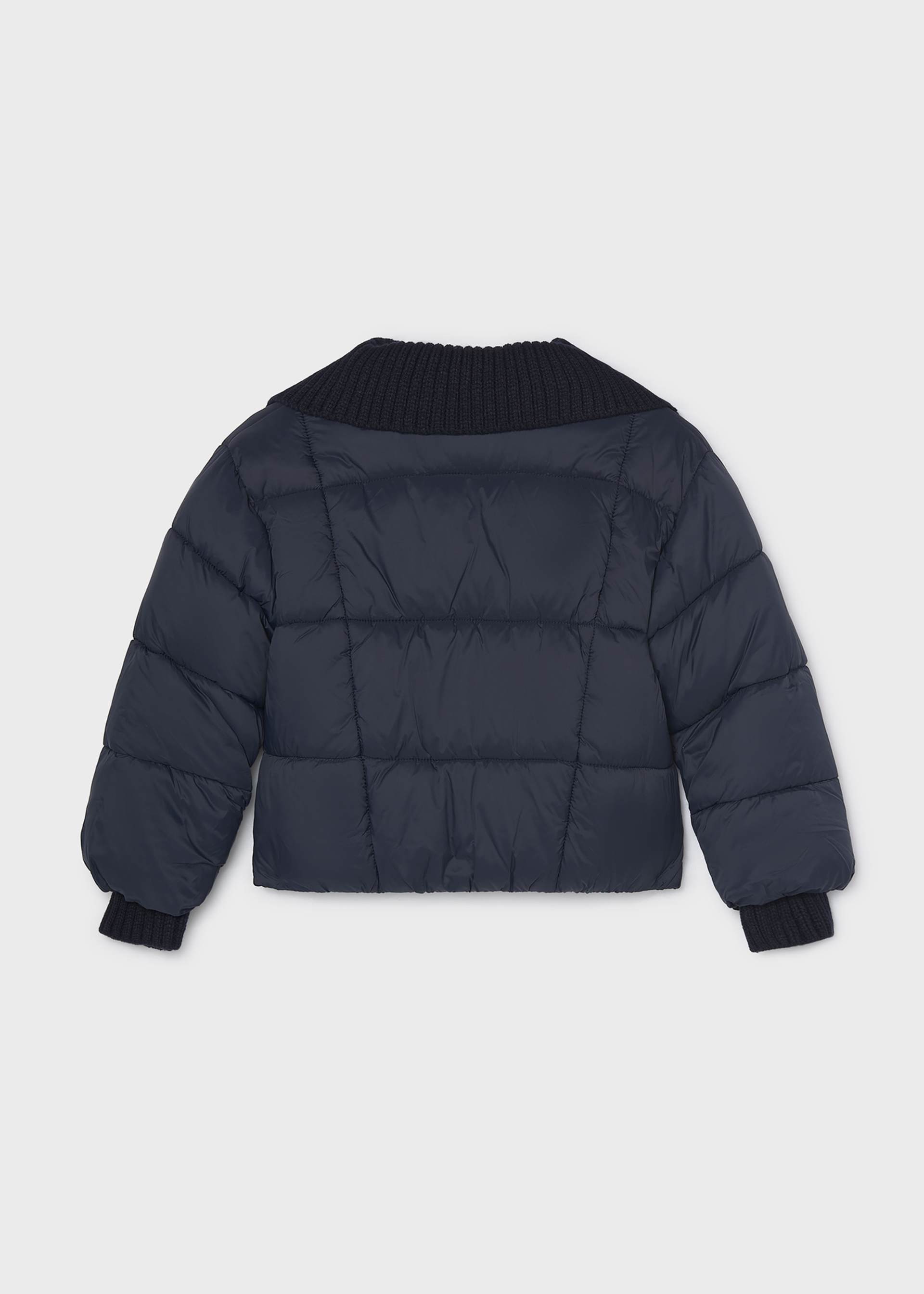 Winterjacke Rippdetail Mädchen