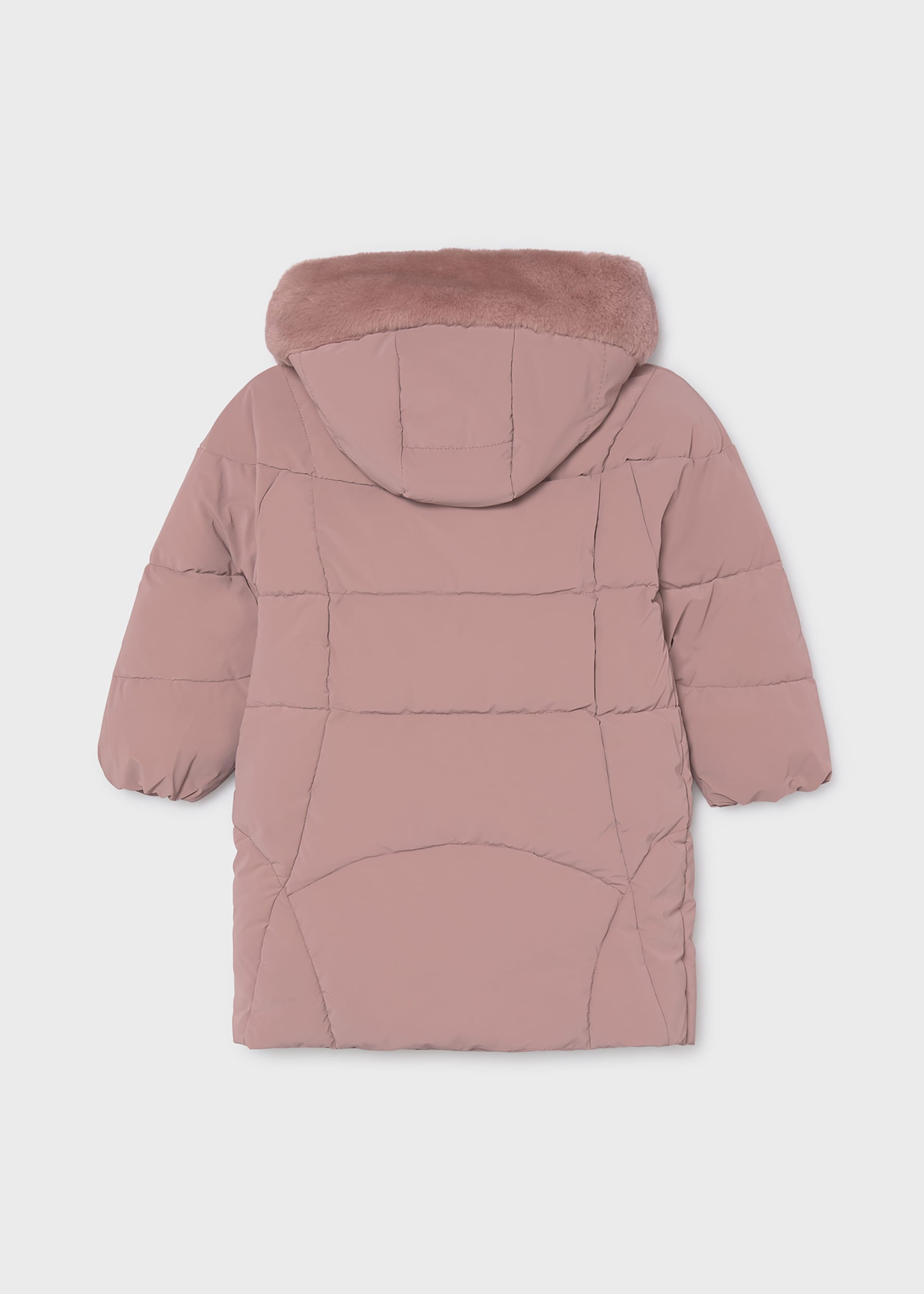 Girl Long Quilted Puffer Jacket