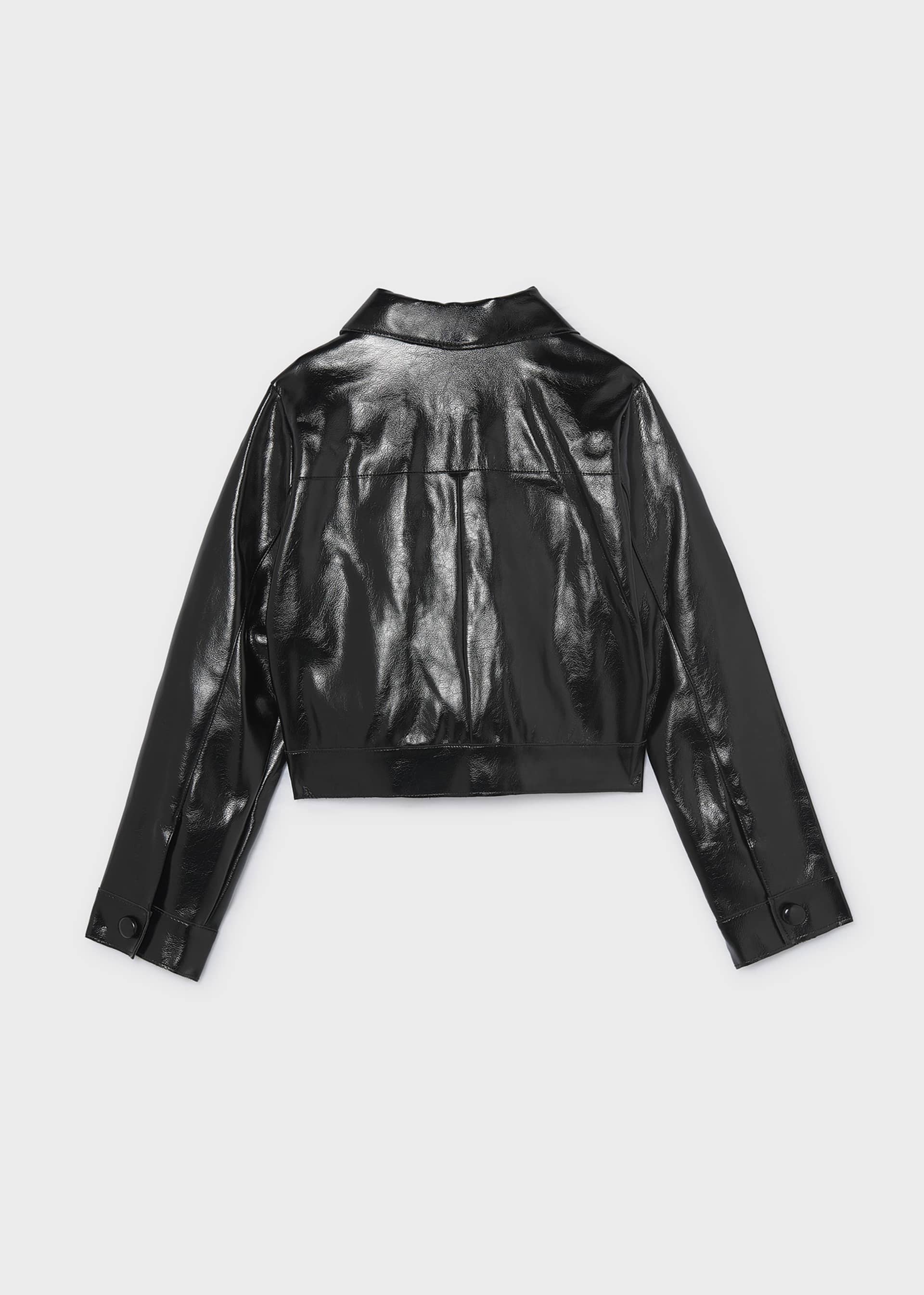Girl Patent Leather Jacket