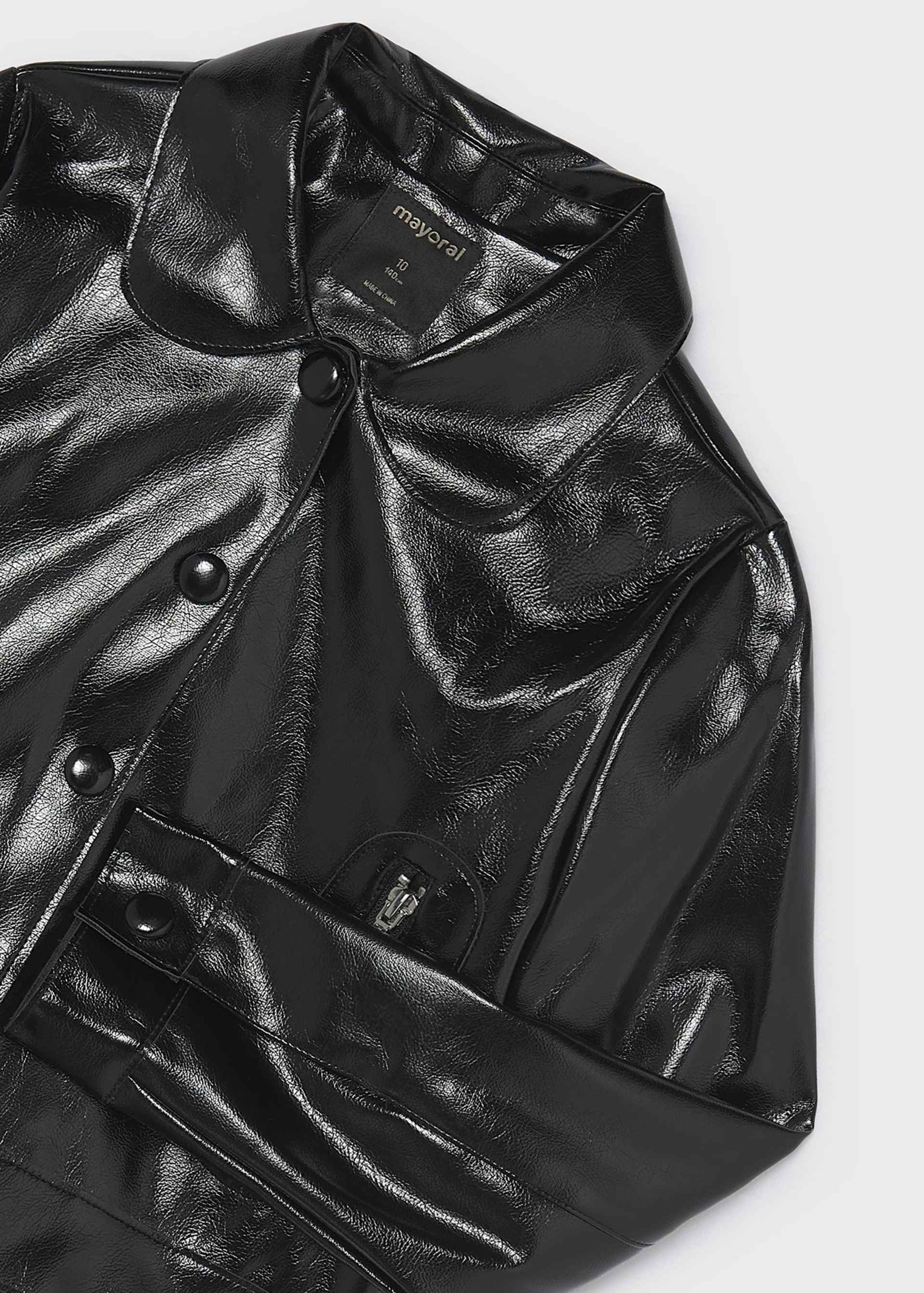 Lacklederjacke Teenager Mädchen