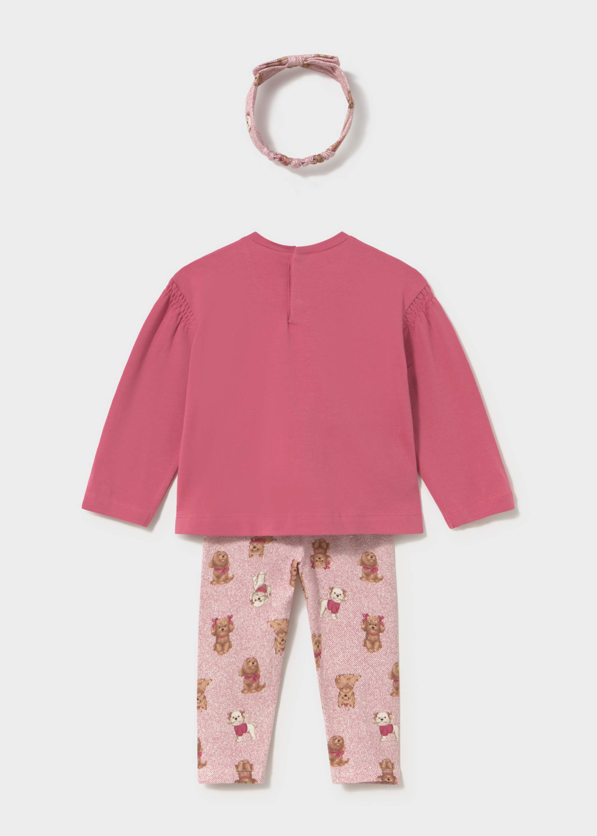 Baby Headband and Print Leggings Set