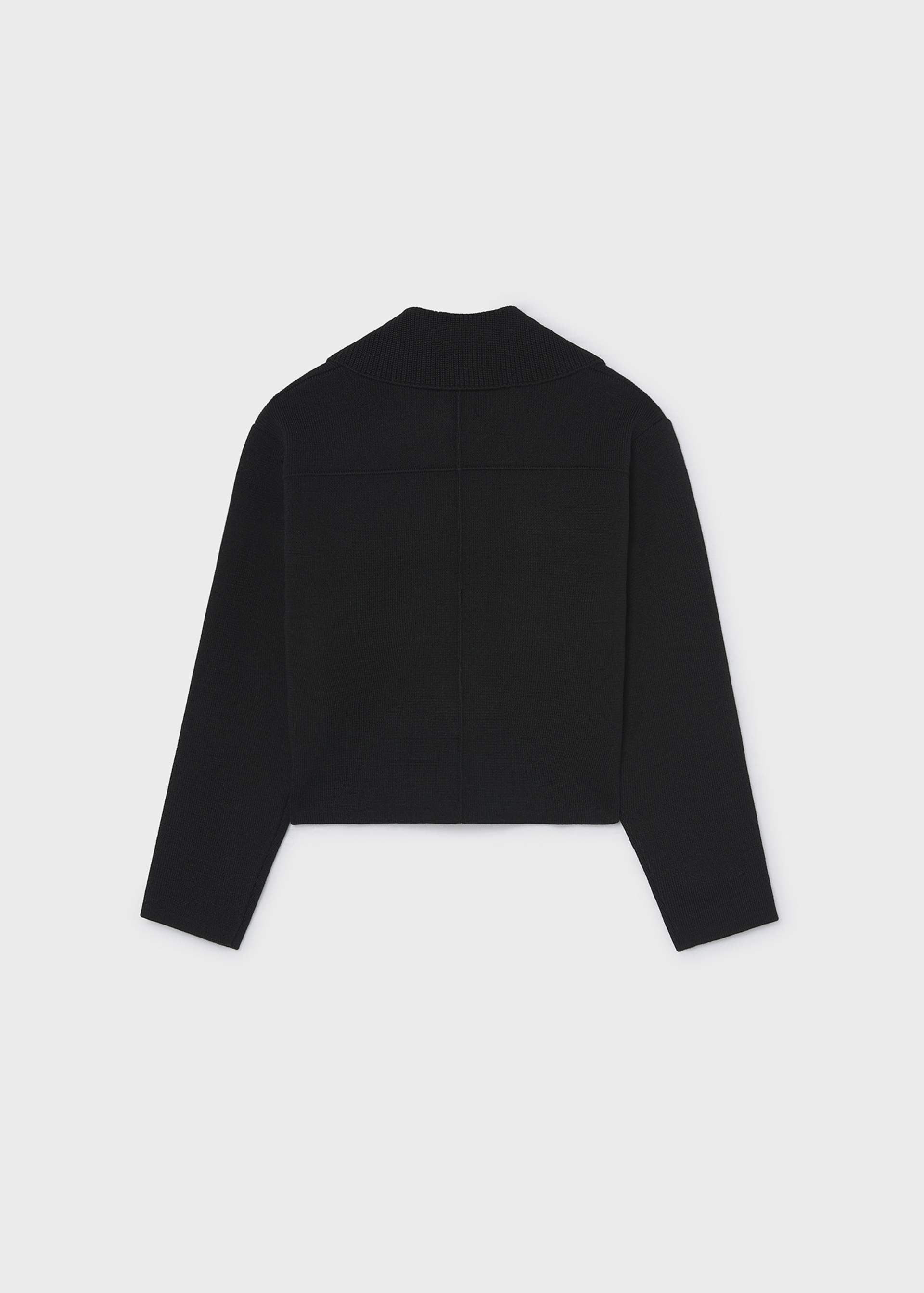 Chaqueta tricot bolsillos chica