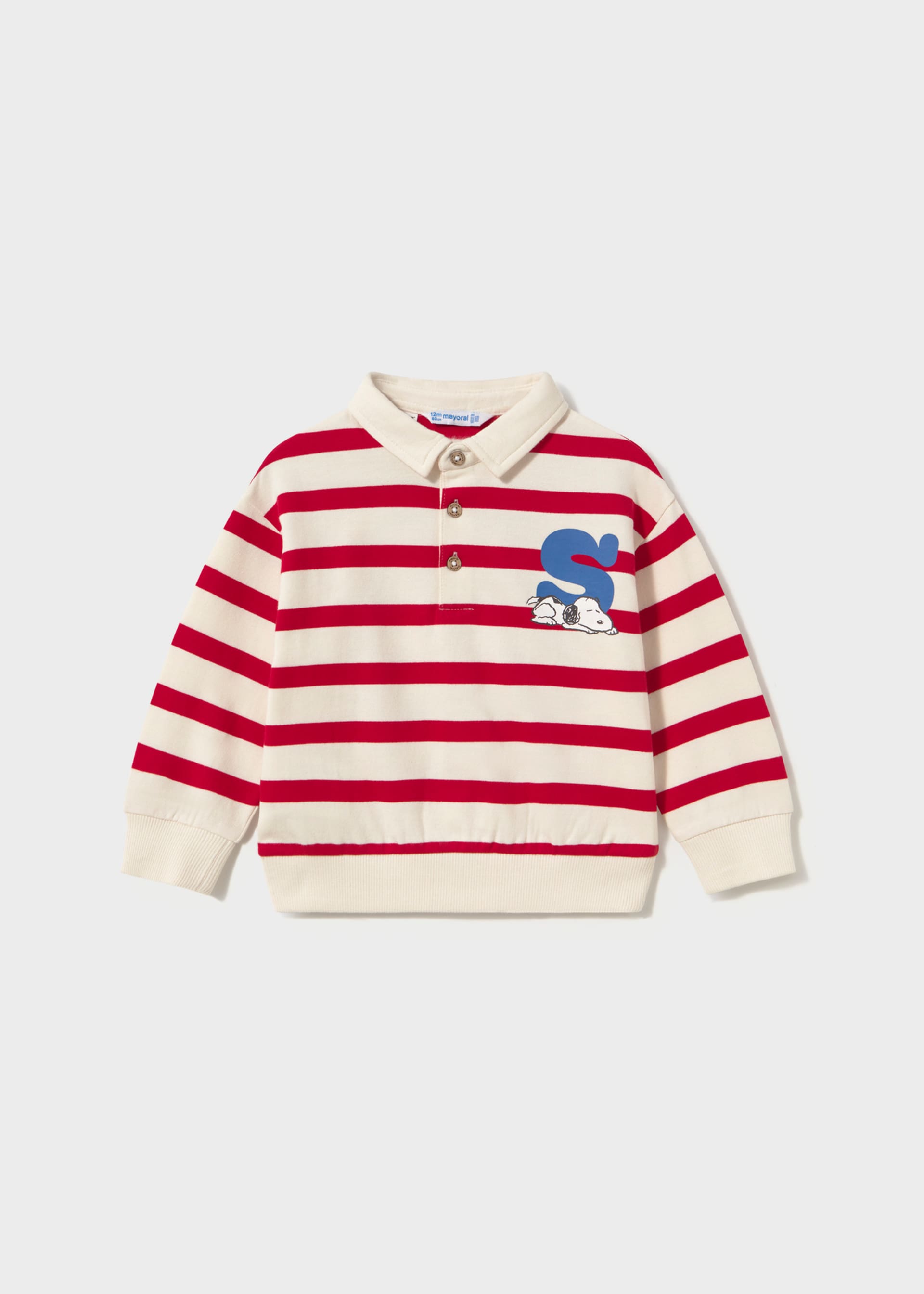 Sweat rayé bébé Snoopy Peanuts ®