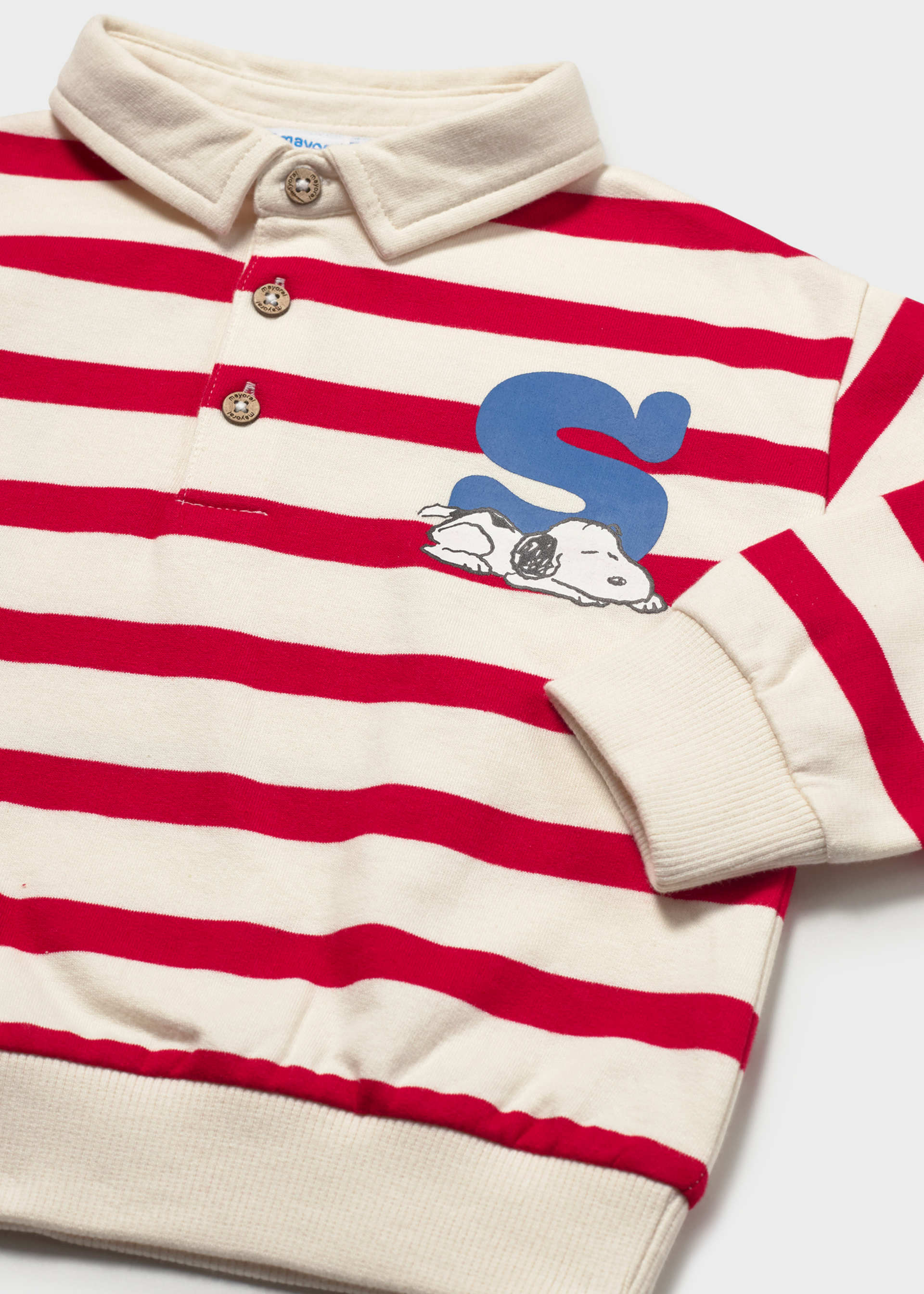 Sweatshirt gestreift Baby Snoopy Peanuts ®