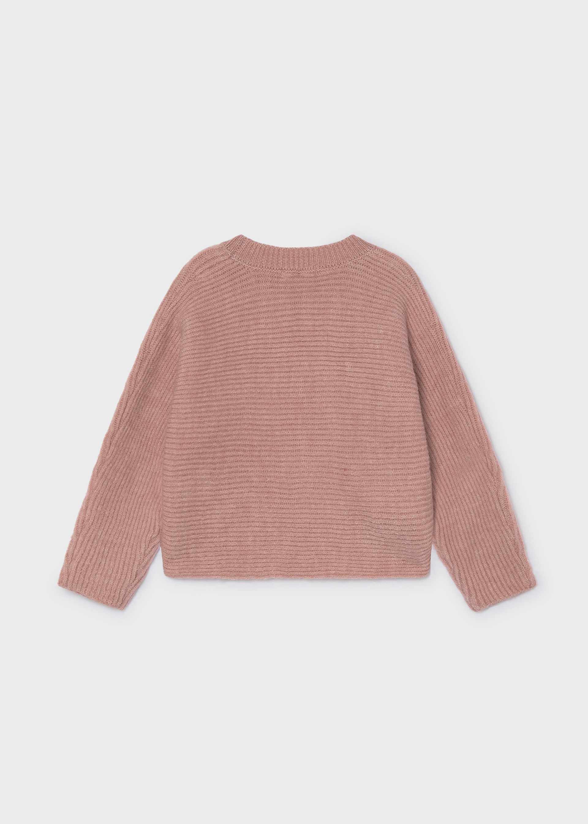 Suéter tricot perlas niña