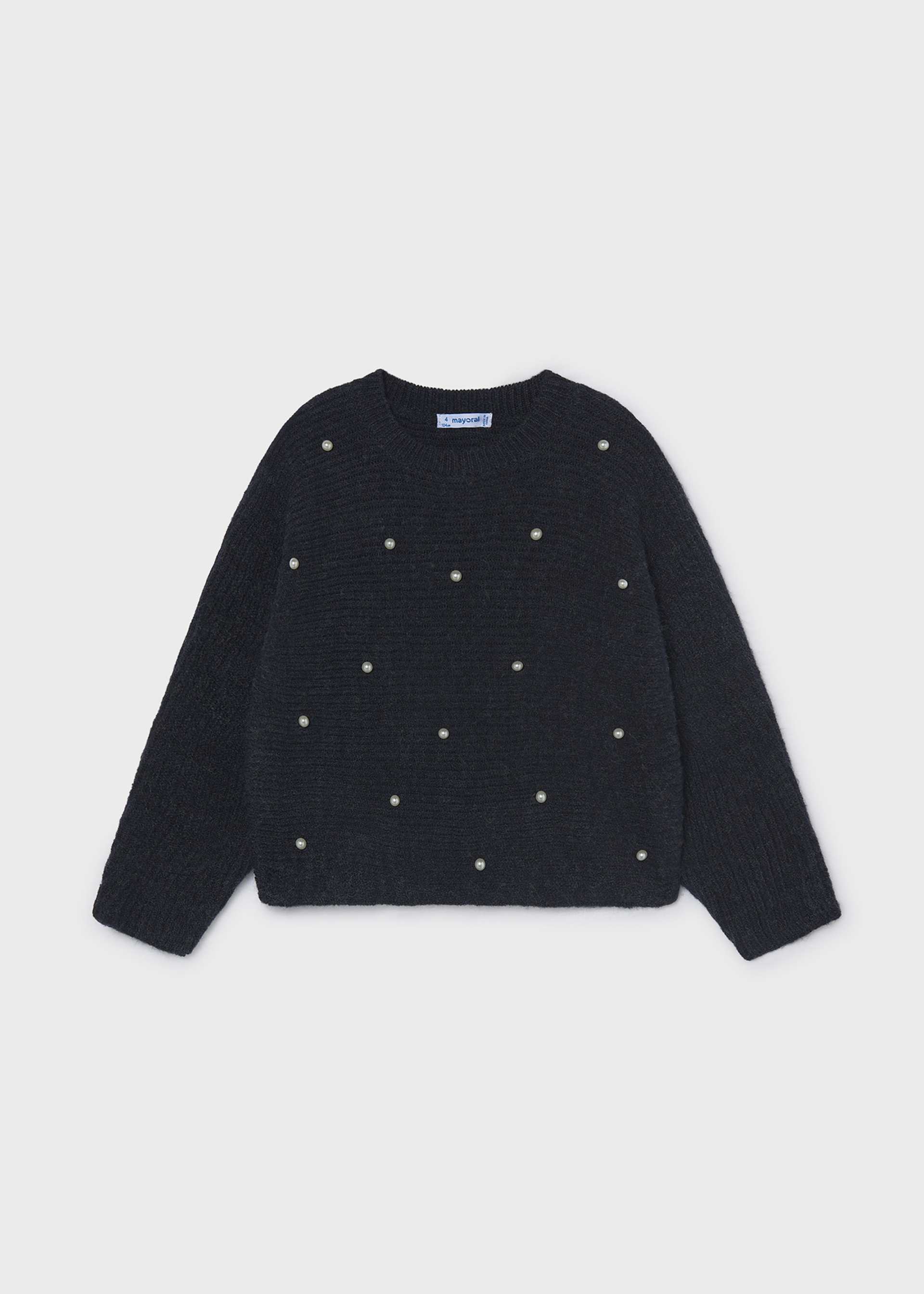 Jersey tricot perlas niña