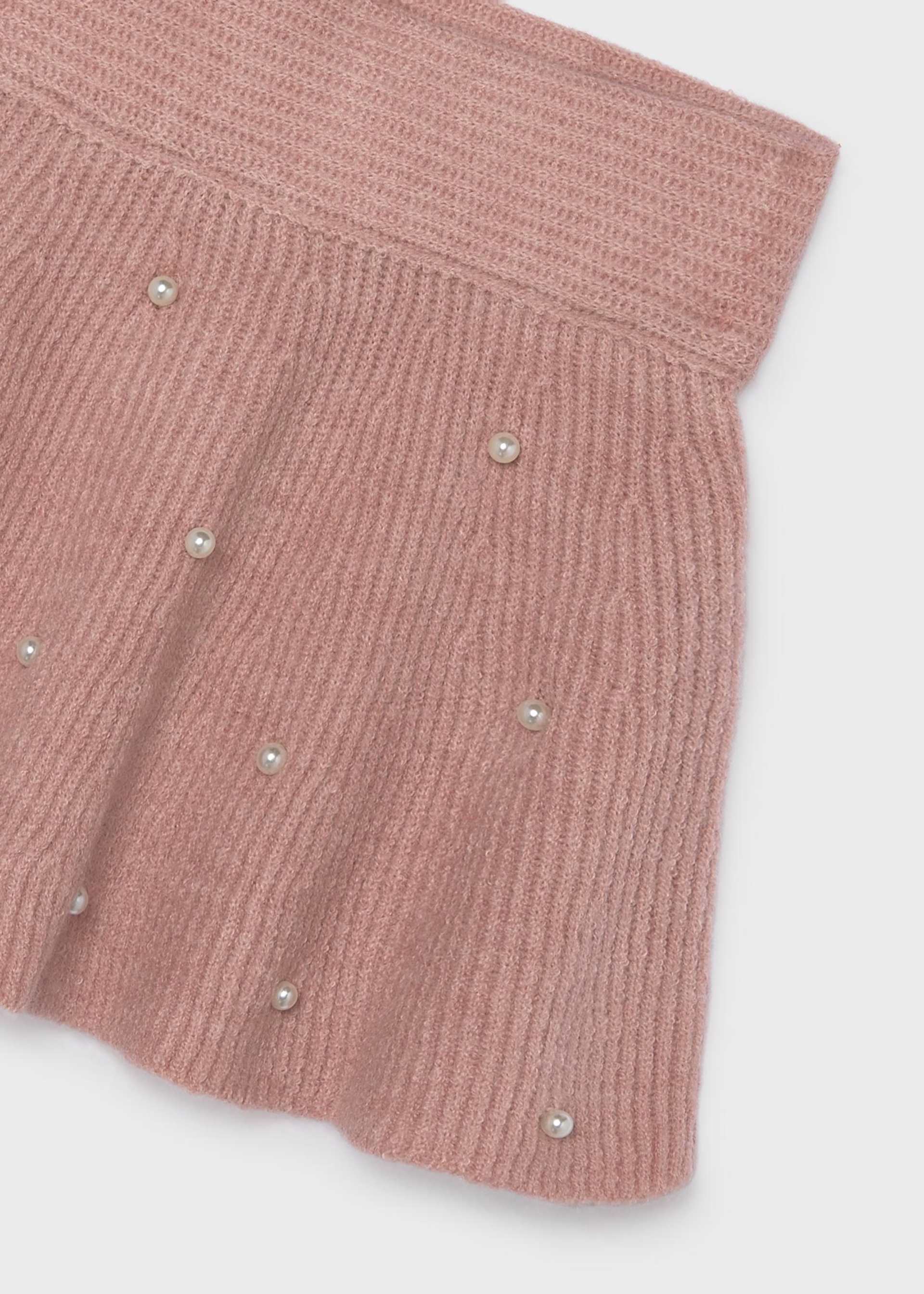 Jupe en tricot à perles fille
