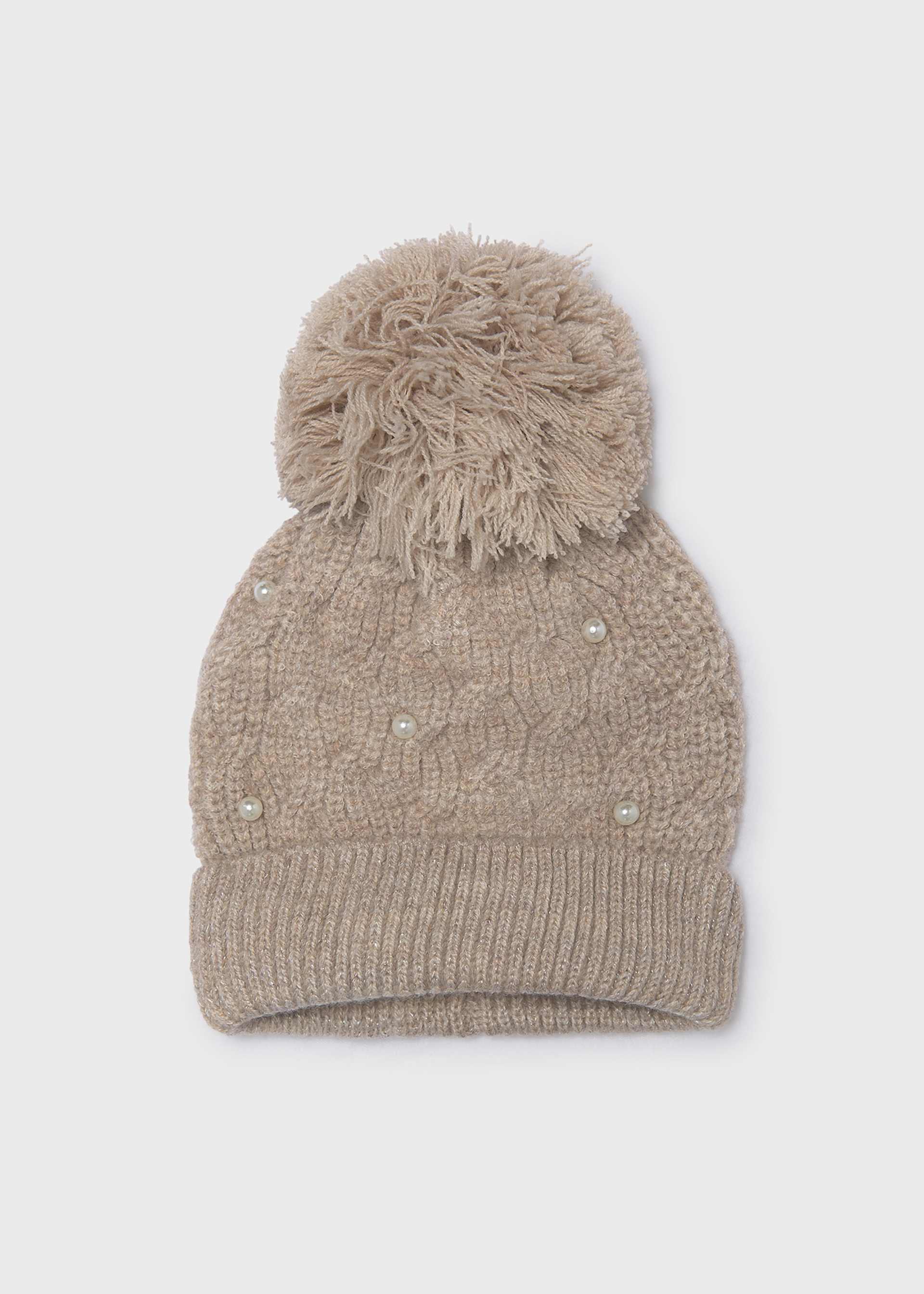 Gorro perlas niña