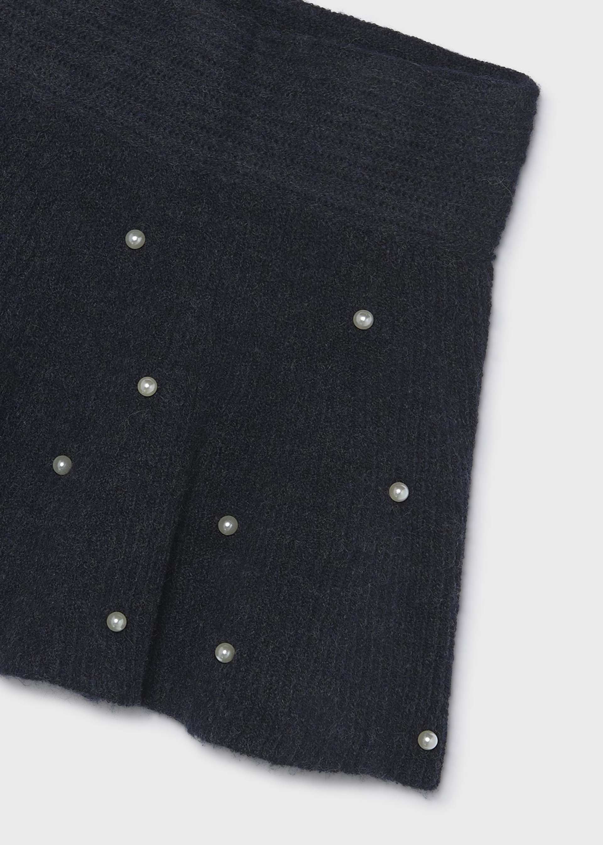 Girls' knitted skirt with pearls