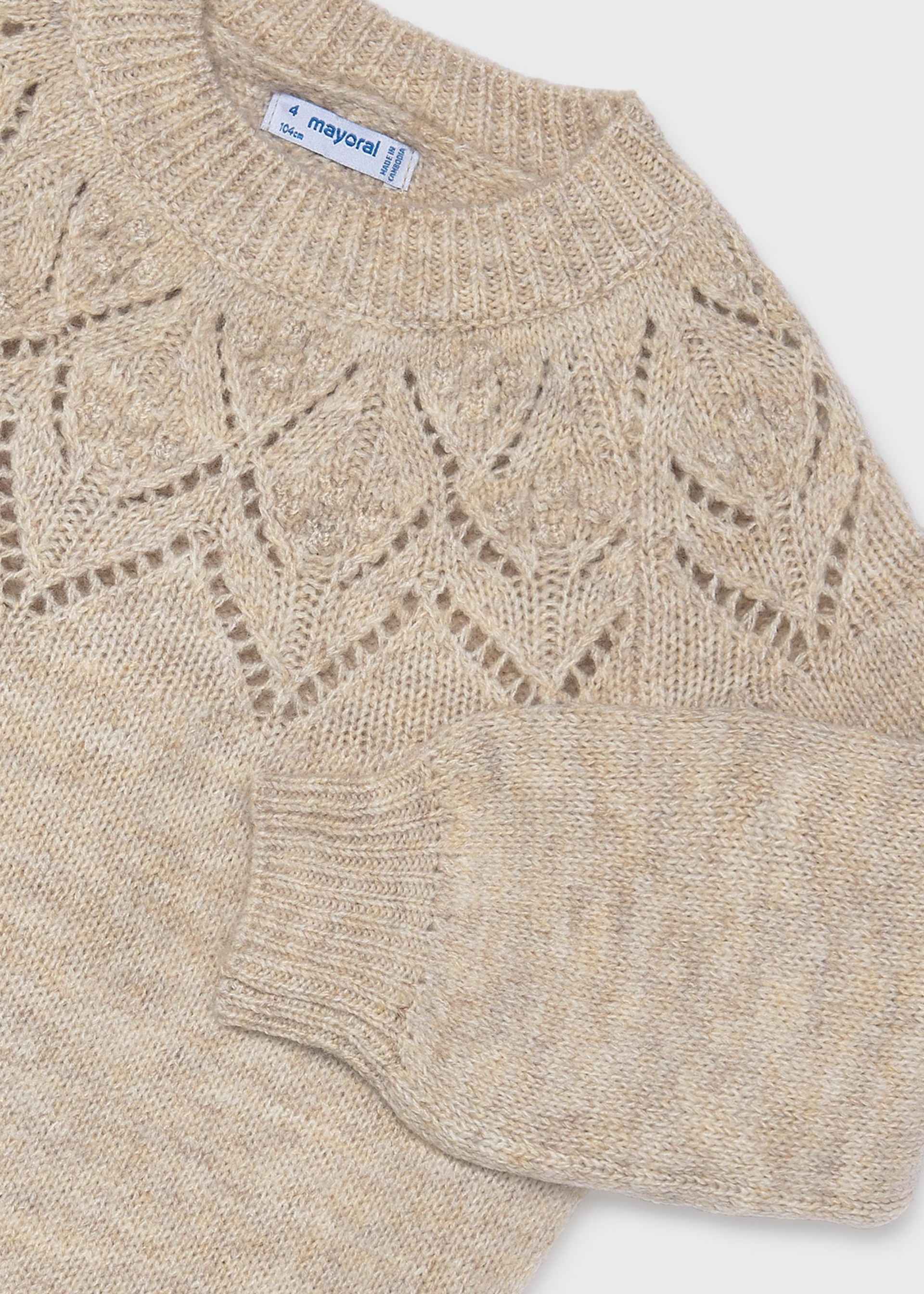 Pullover Lochmuster Mädchen