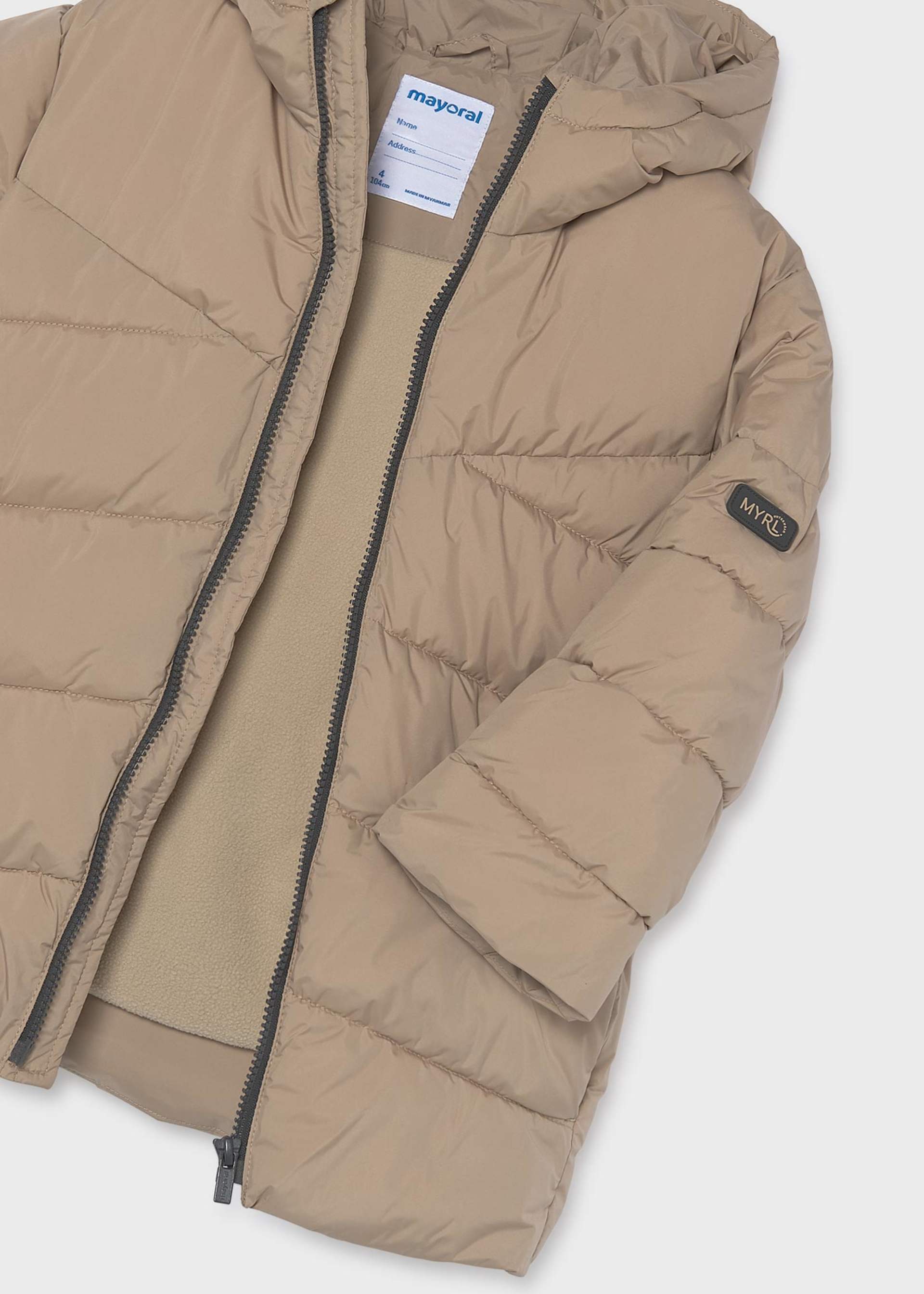 Lange Winterjacke gesteppt Jungen