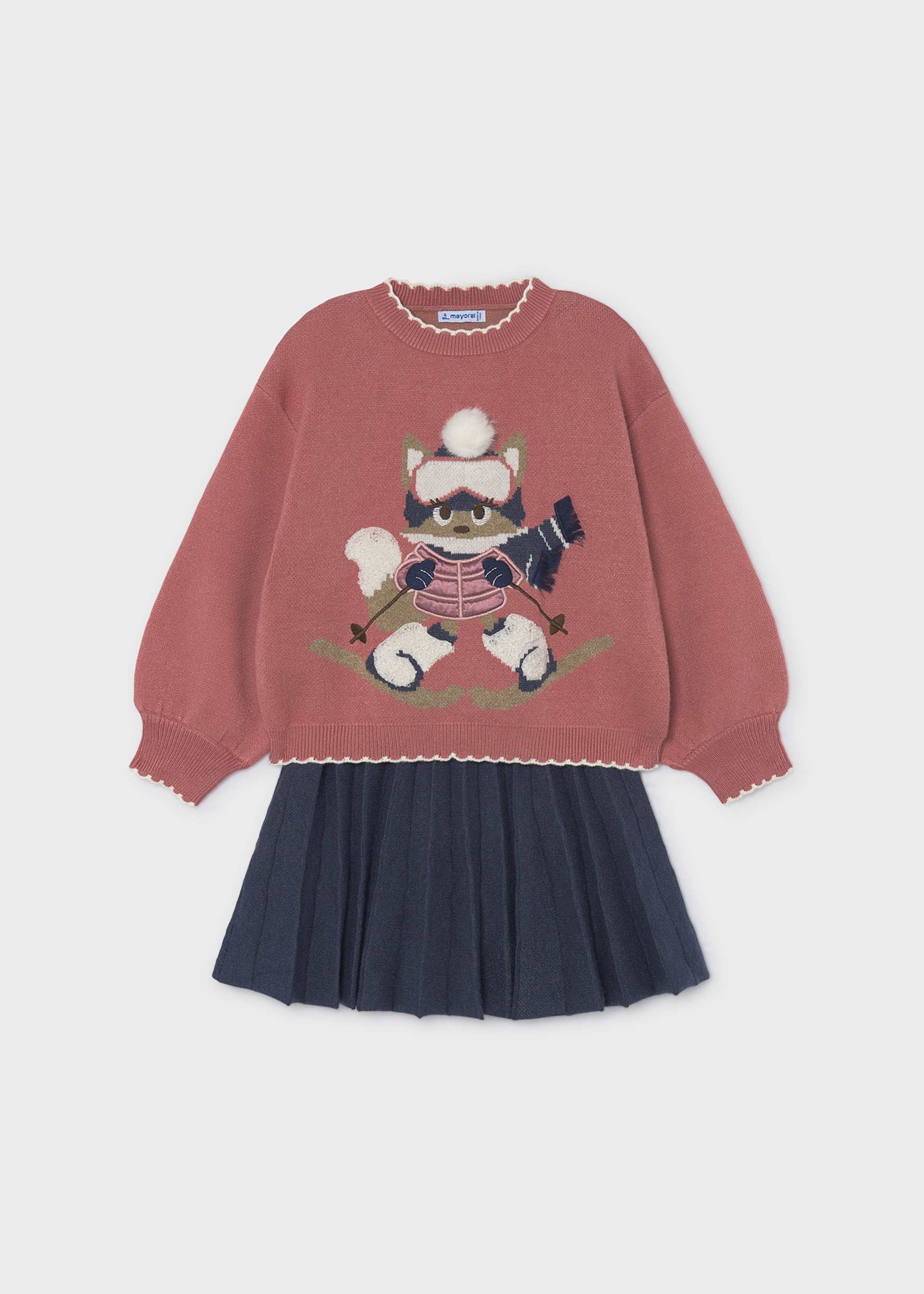 Set Rock und Sweatshirt Mädchen