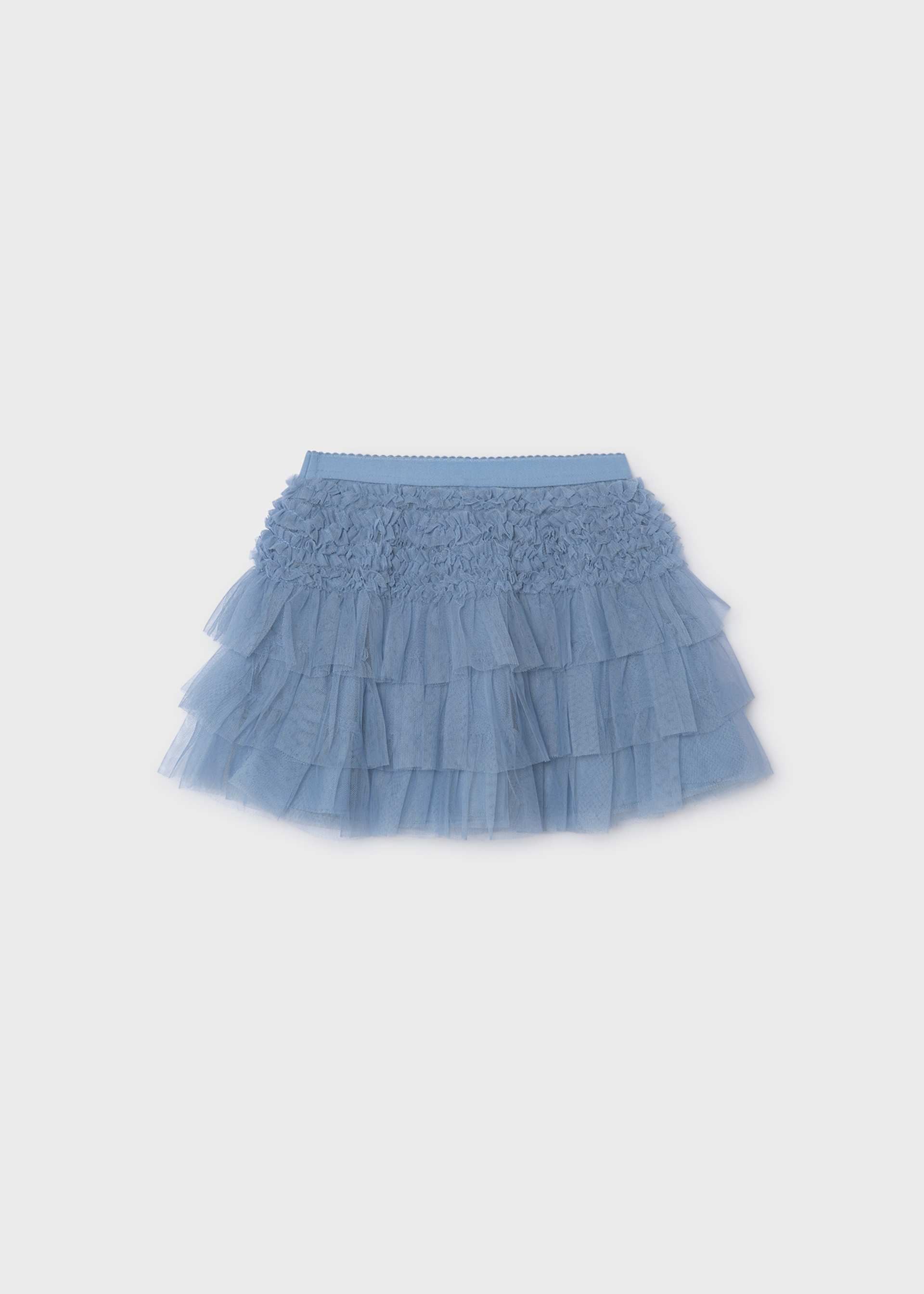 Girls' tulle ruffle skirt