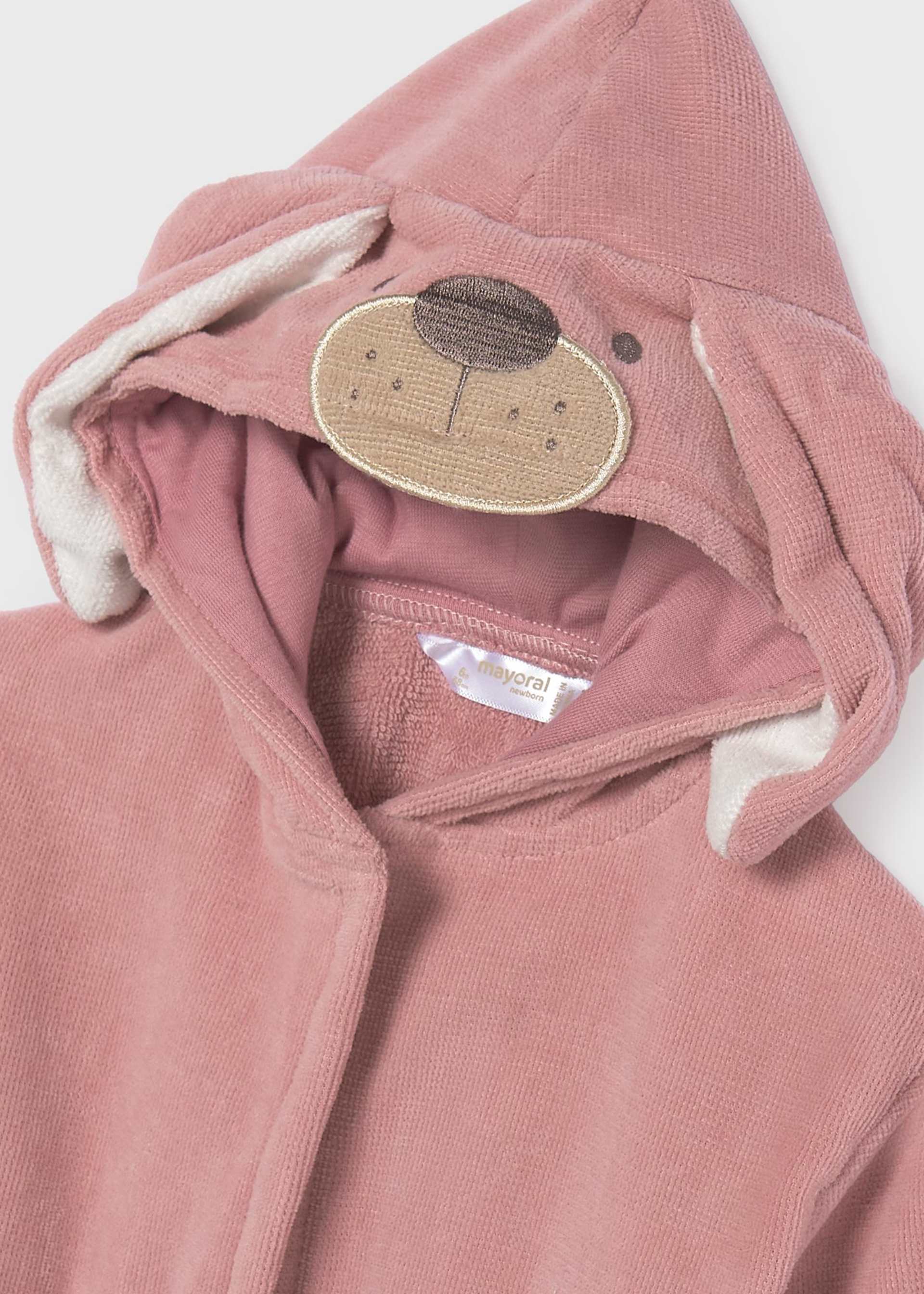 Teddy dressing gown baby