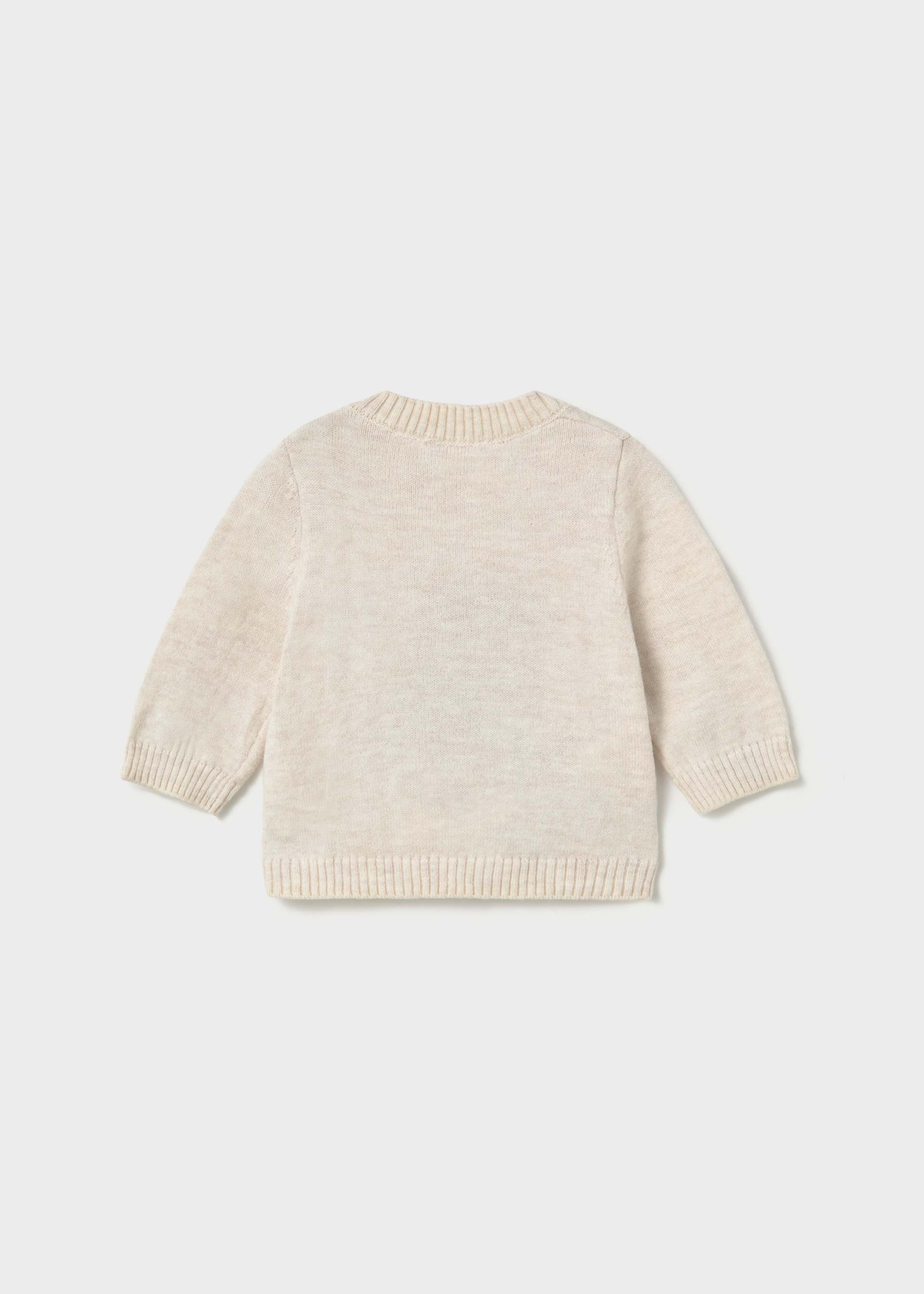 Sweter żakardowy dla noworodka
