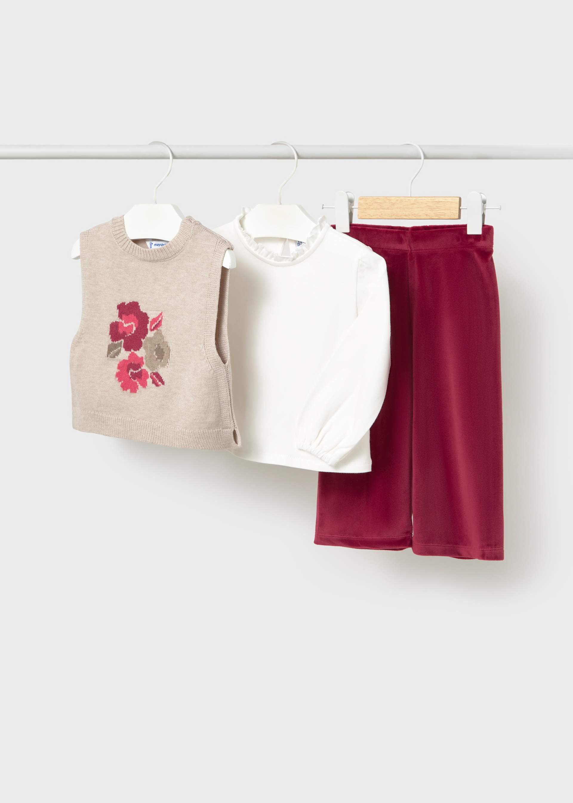 Ensemble gilet 3 pièces bébé