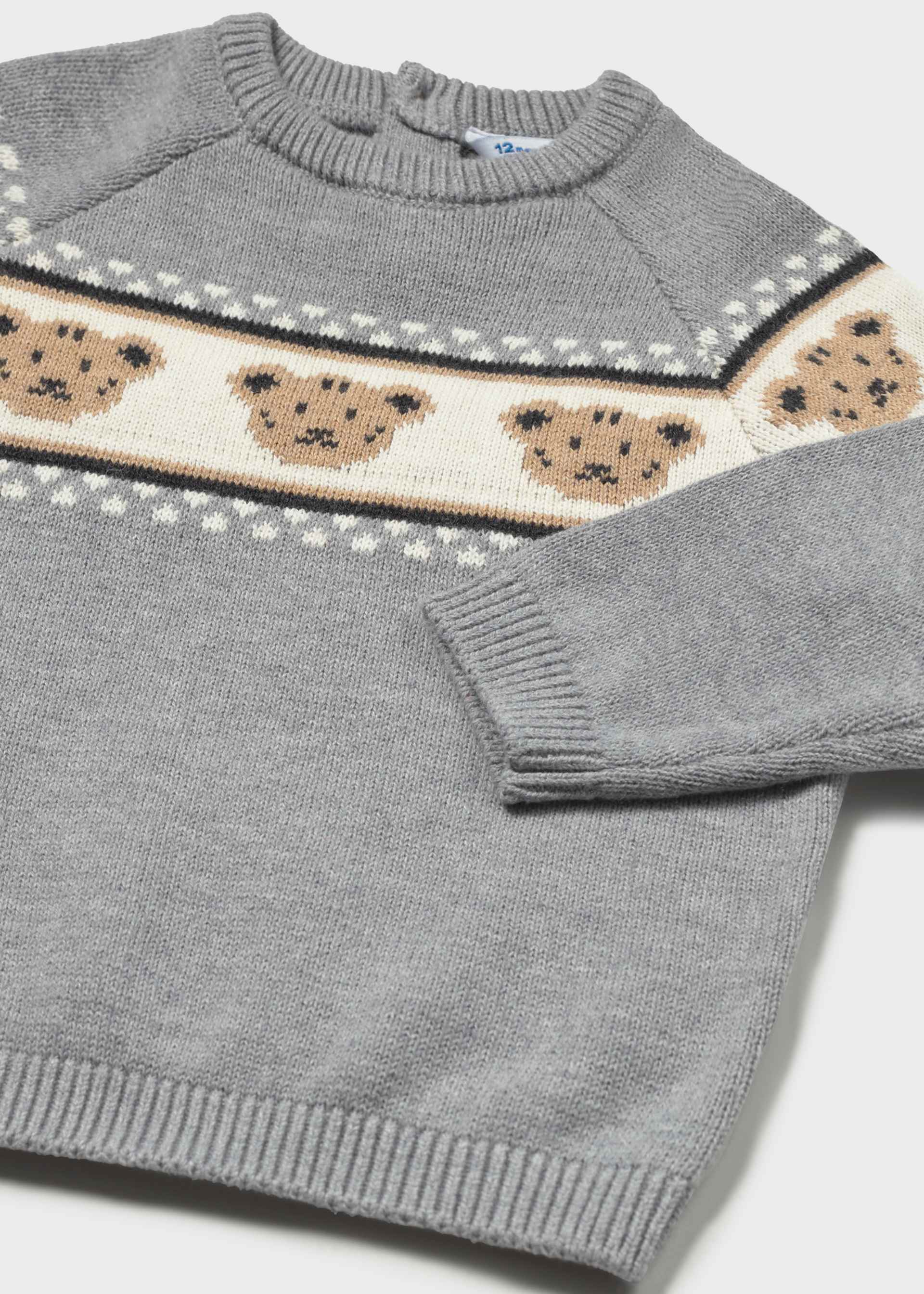 Pullover Jacquard Bärchen Baby