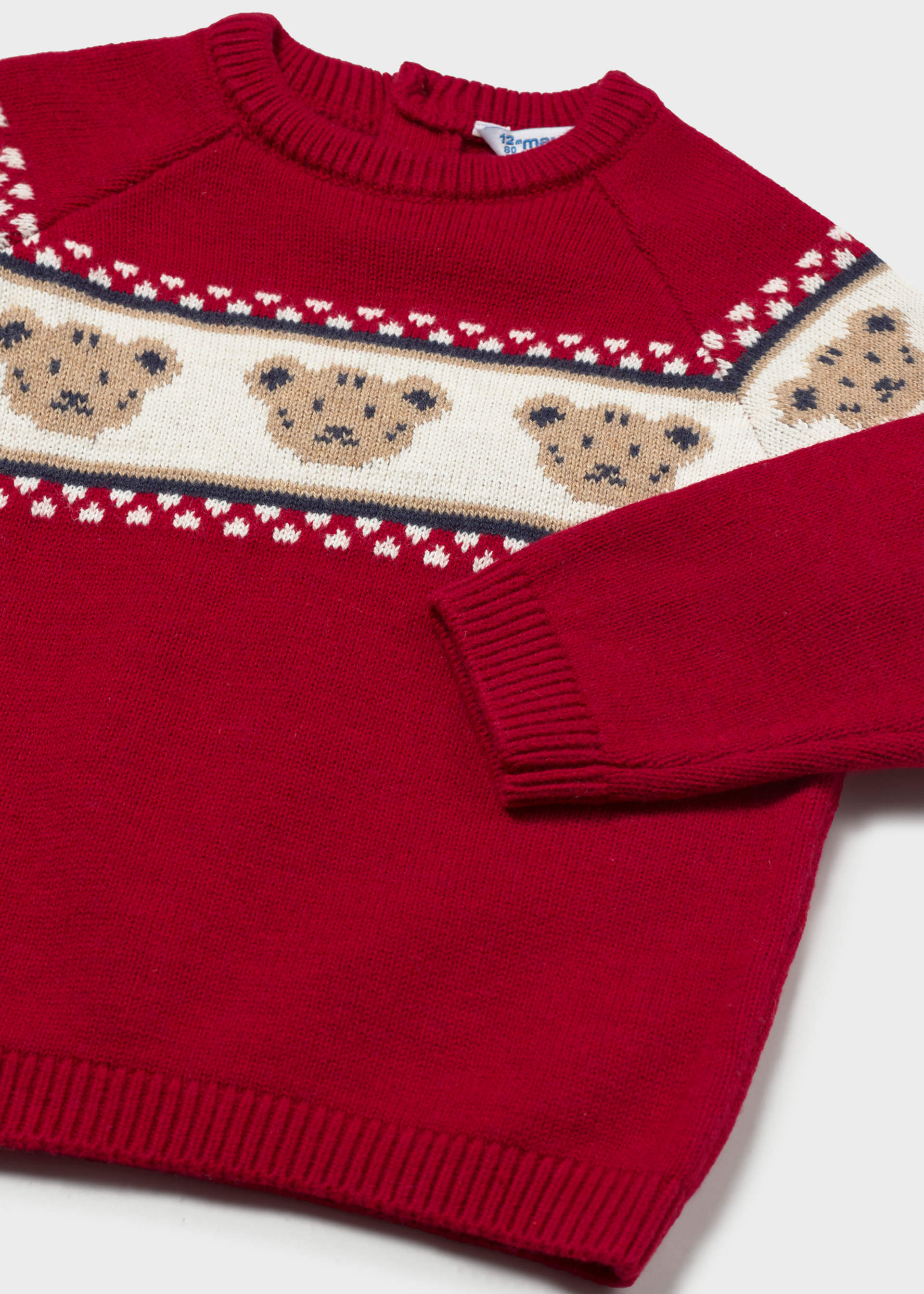 Pullover Jacquard Bärchen Baby