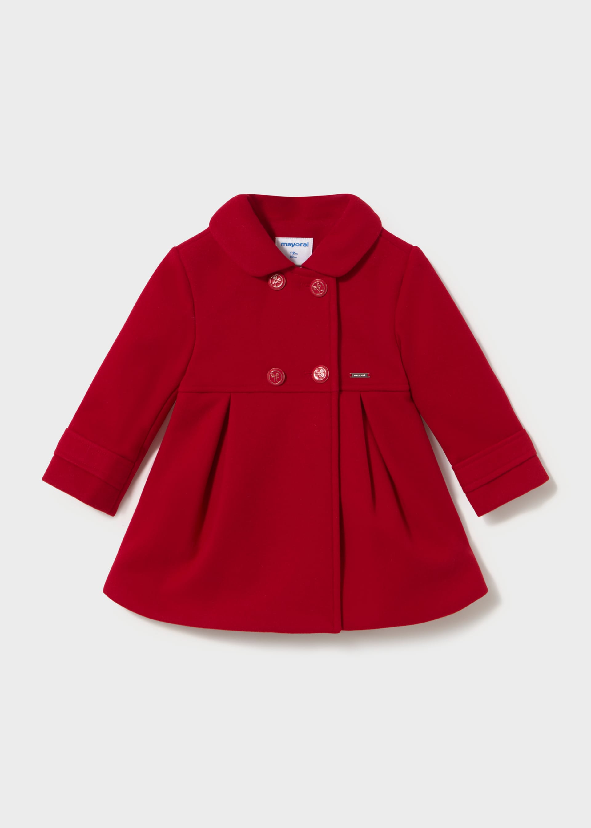 Cappotto panno neonata