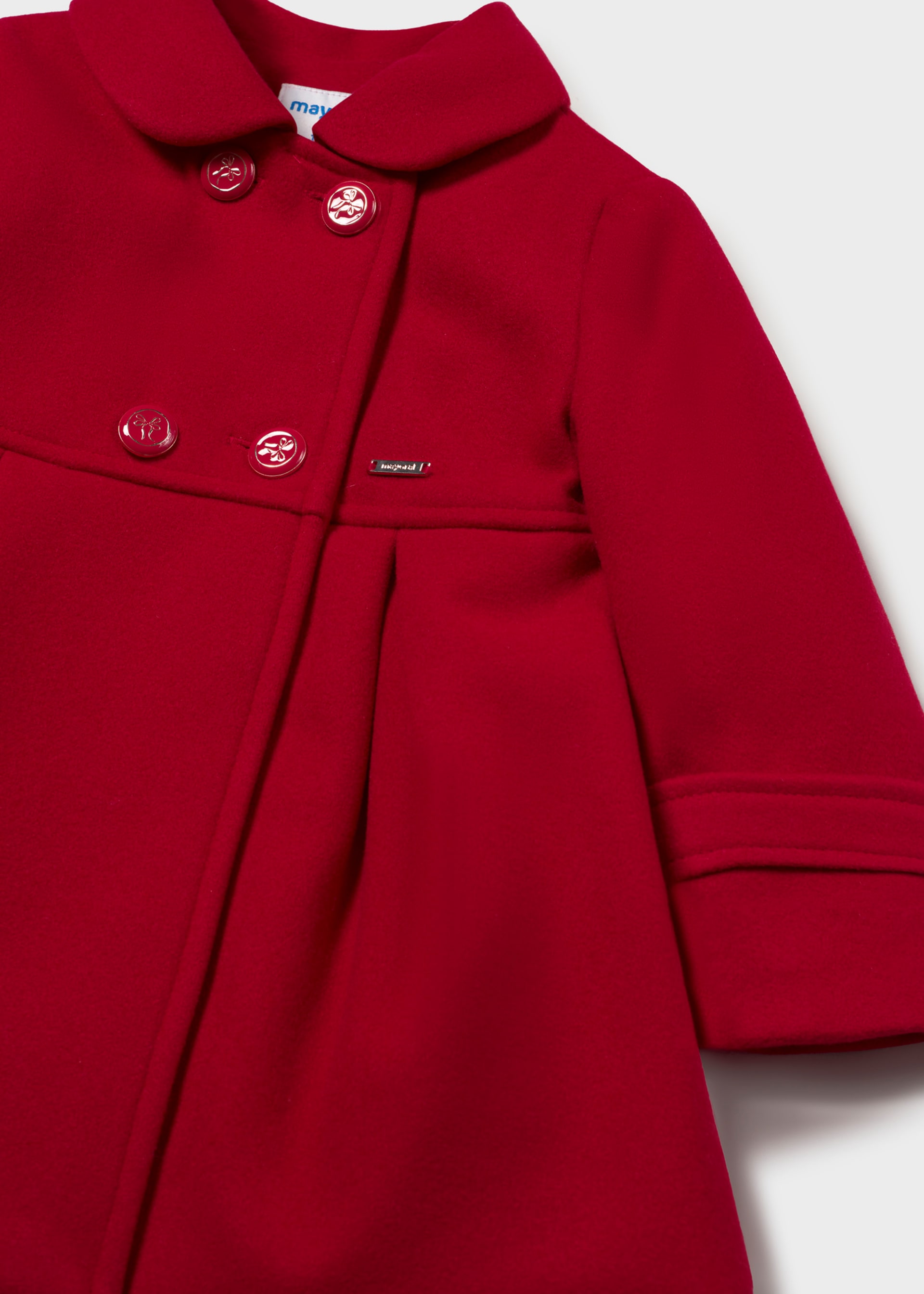 Cappotto panno neonata