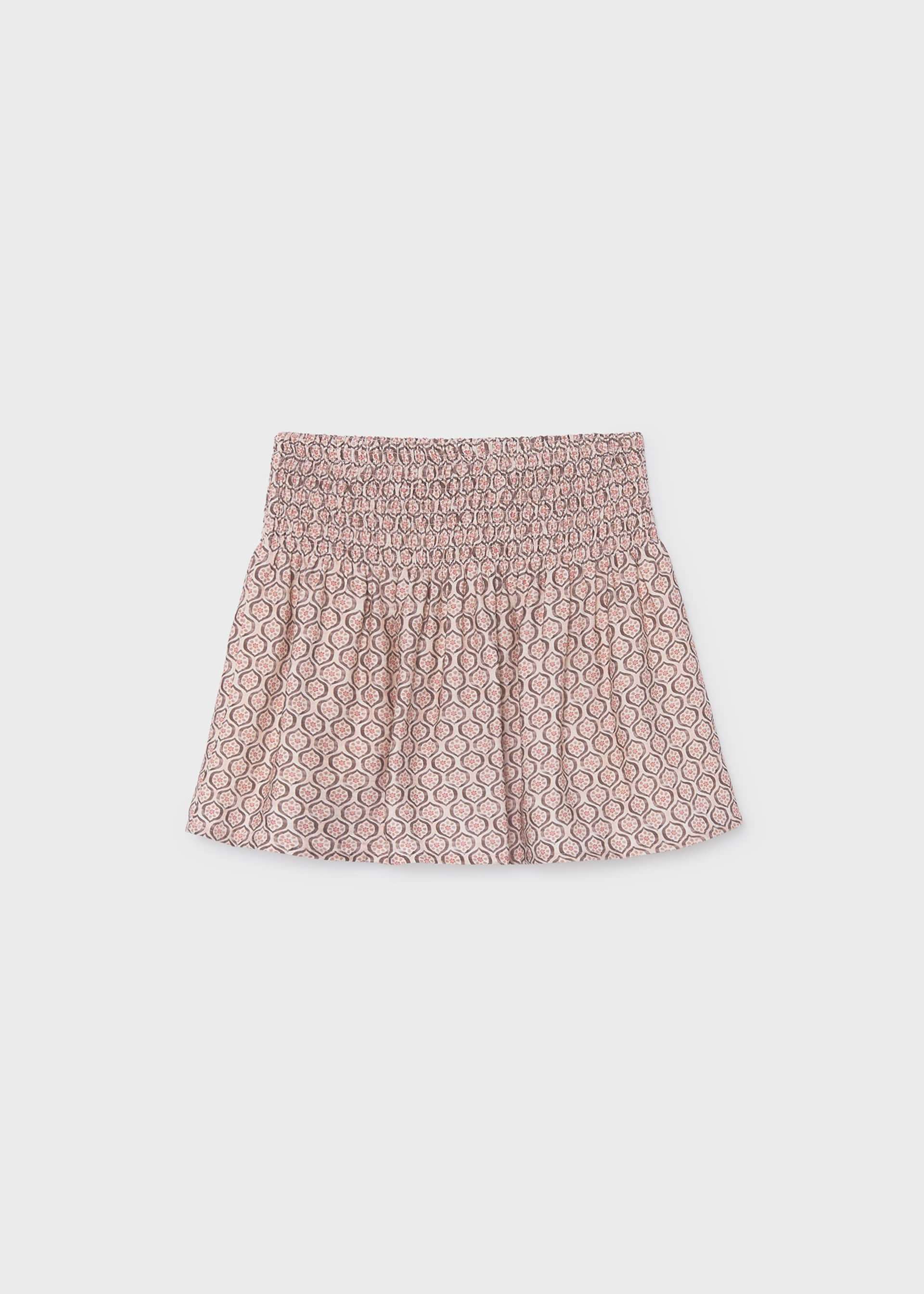 Falda estampada chica
