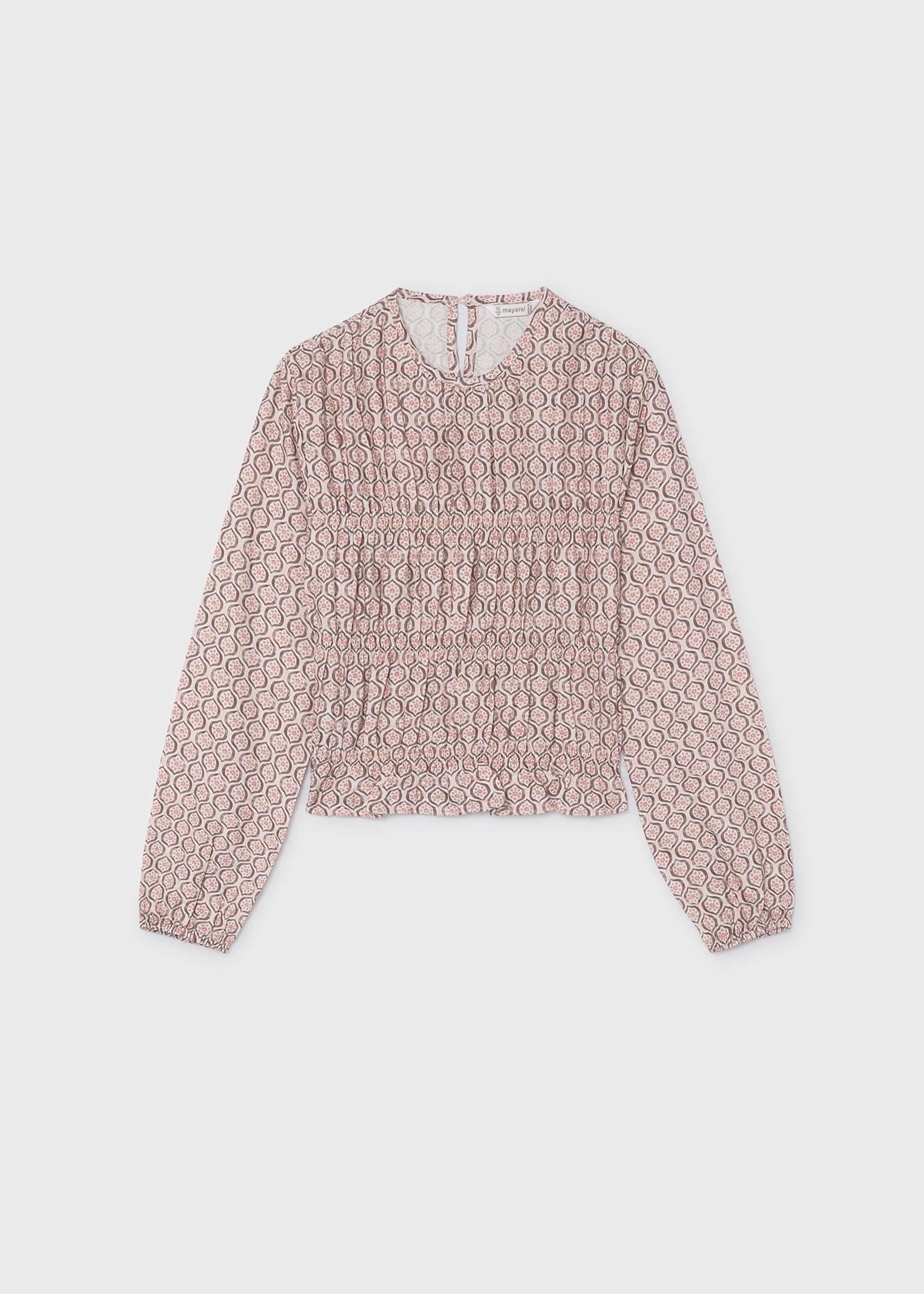 Blusa estampada chica