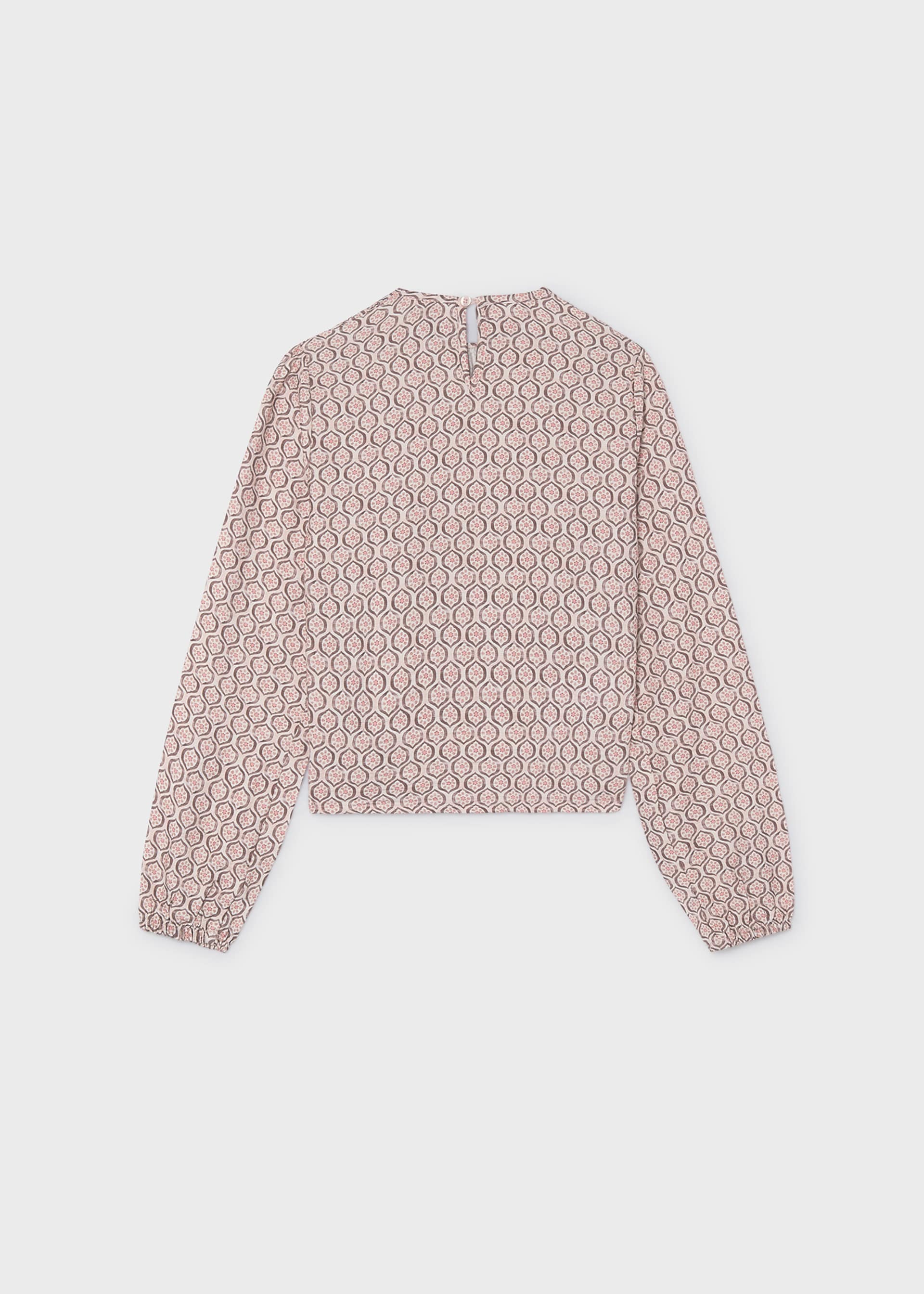 Blusa estampada chica