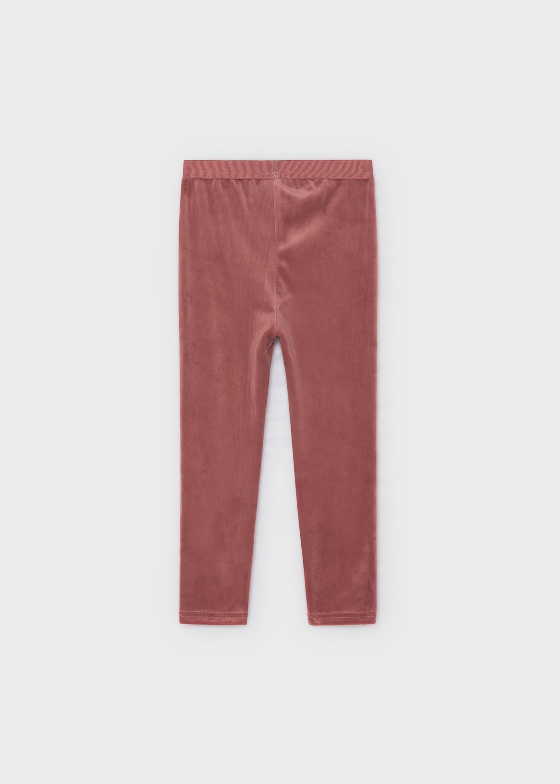 Leggings en velours basique fille