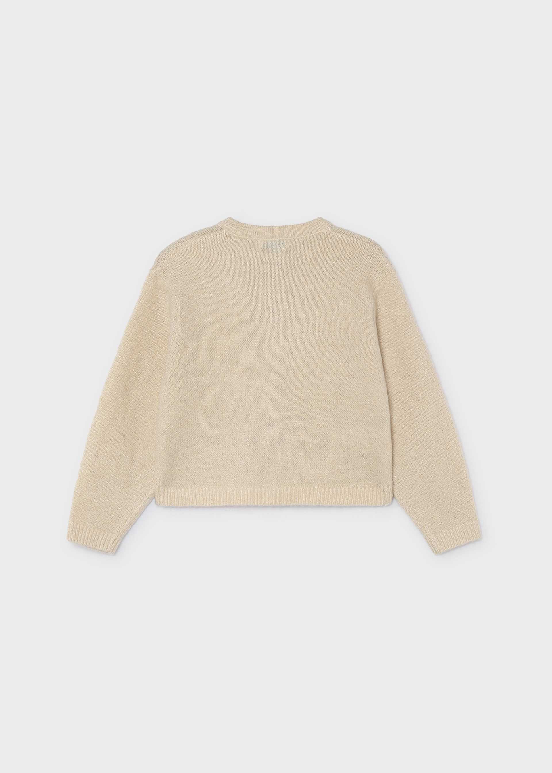 Rebeca tricot lazos niña
