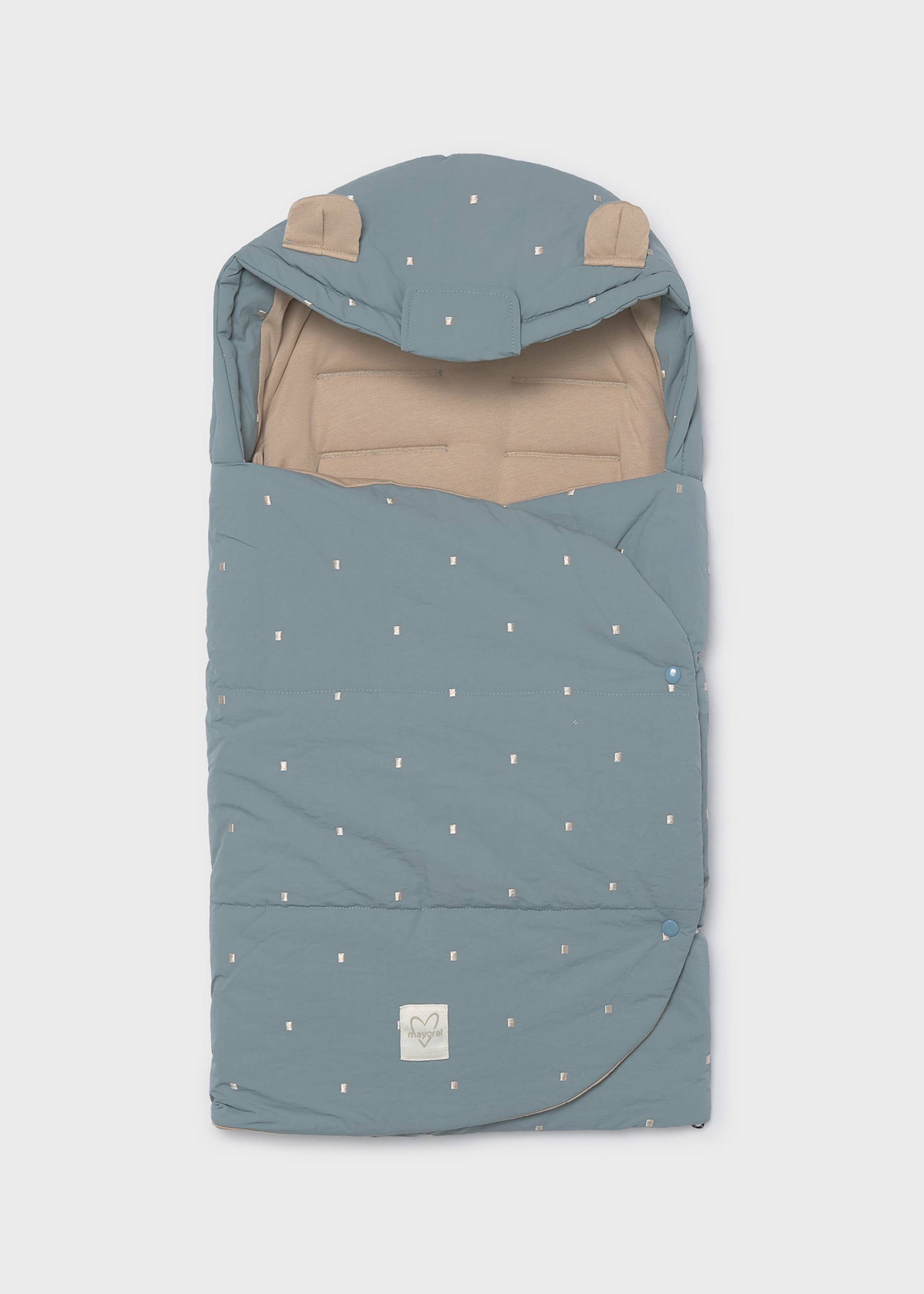 Baby print cot sleeping bag