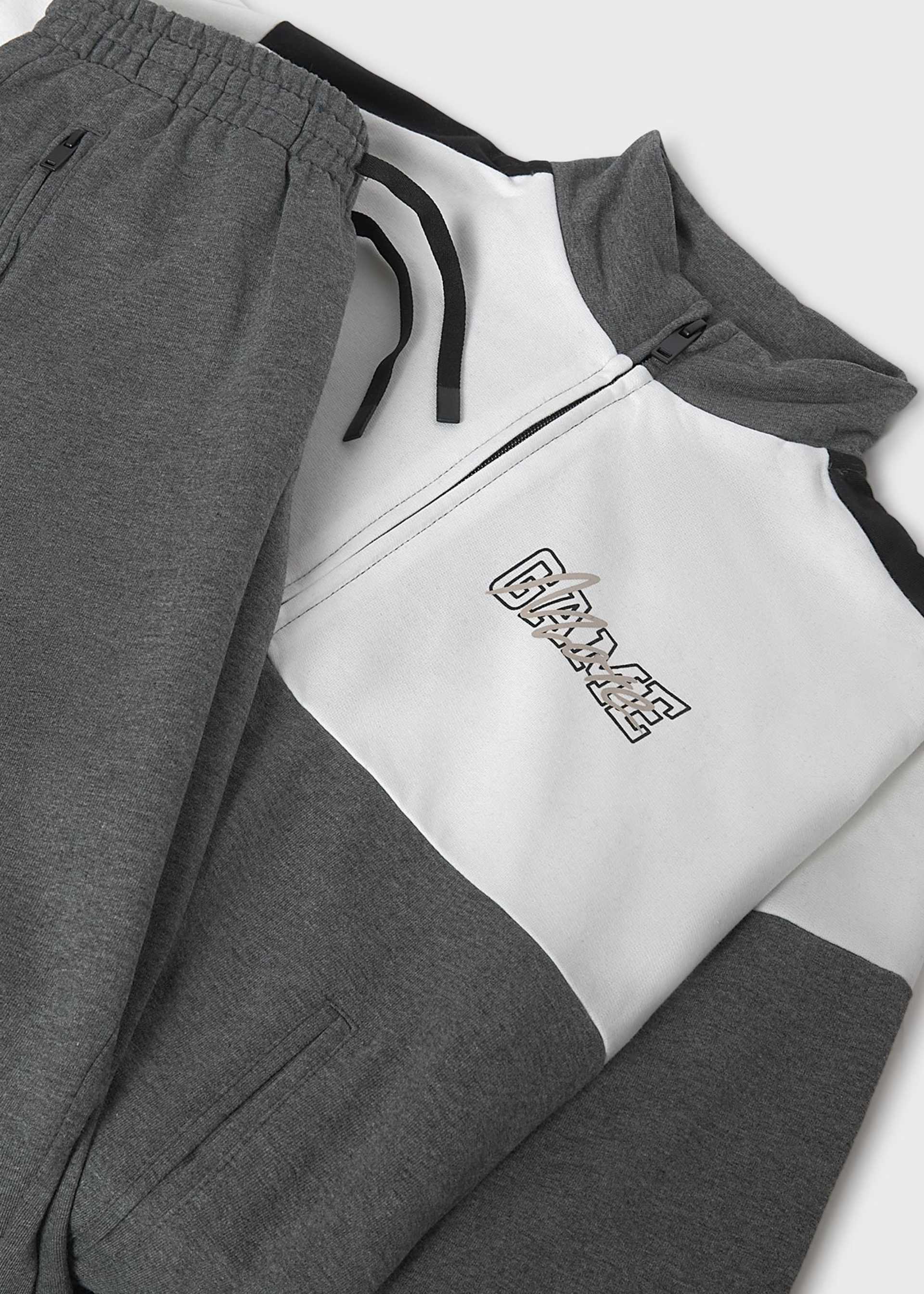 Boys' zip-up tracksuit